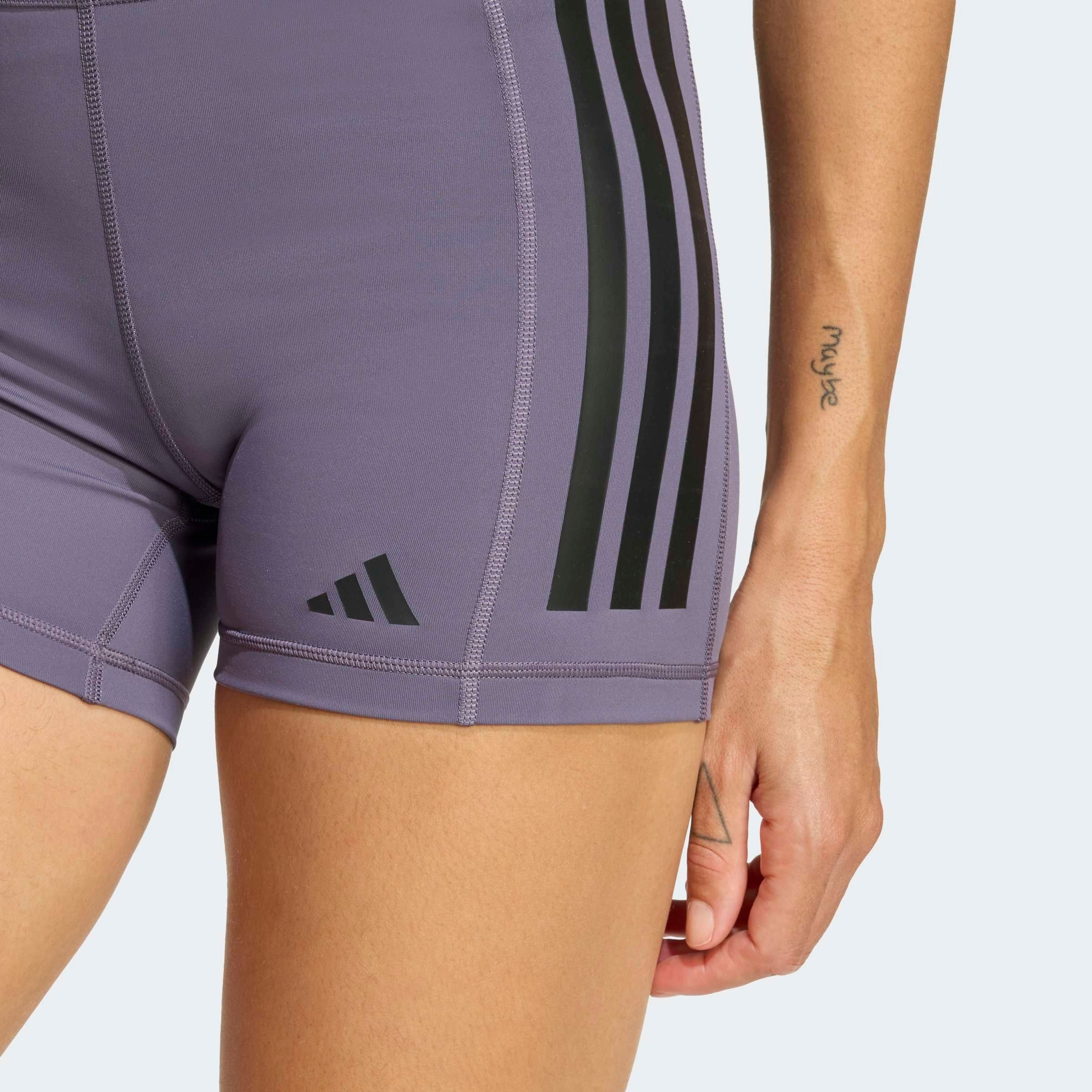 adidas Performance Short »OPTIME 3-STREIFEN KURZE LEGGINGS«  style sportif, pour le sport, avec élasthanne, matière légère