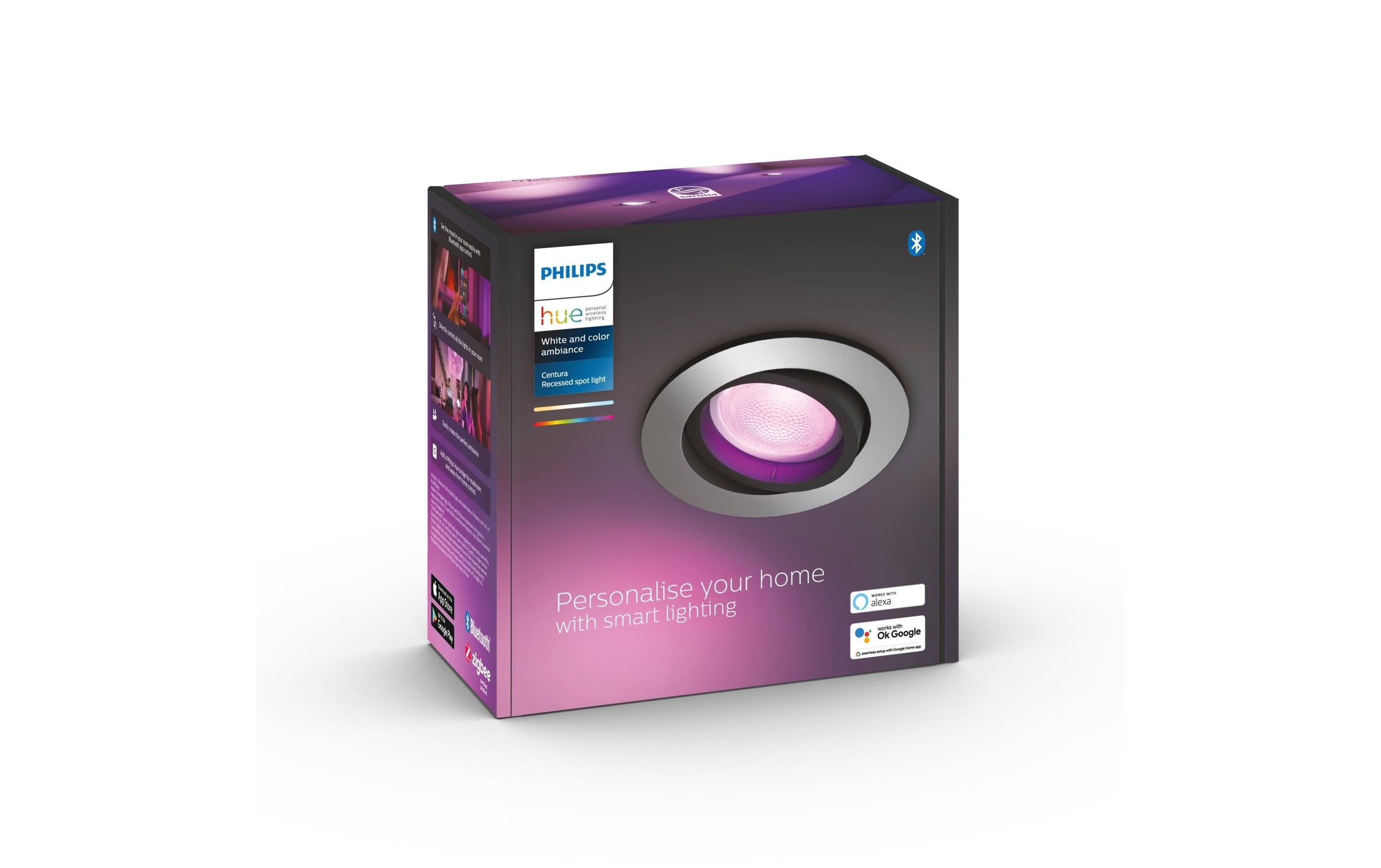 Image of Philips Hue Deckenleuchte "White & Color" GU10 Kaltweiss Neutralweiss Tageslichtweiss Warmweiss