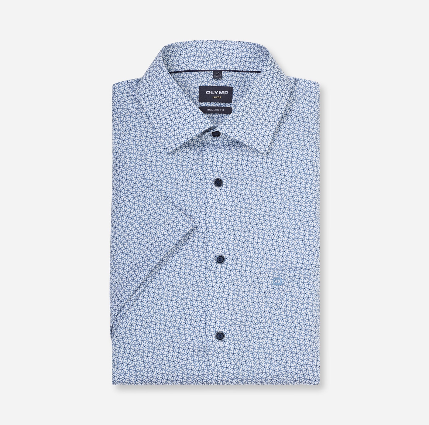 OLYMP Chemise à manches courtes »Luxor« chemise business, coupe modern fit, col New Kent