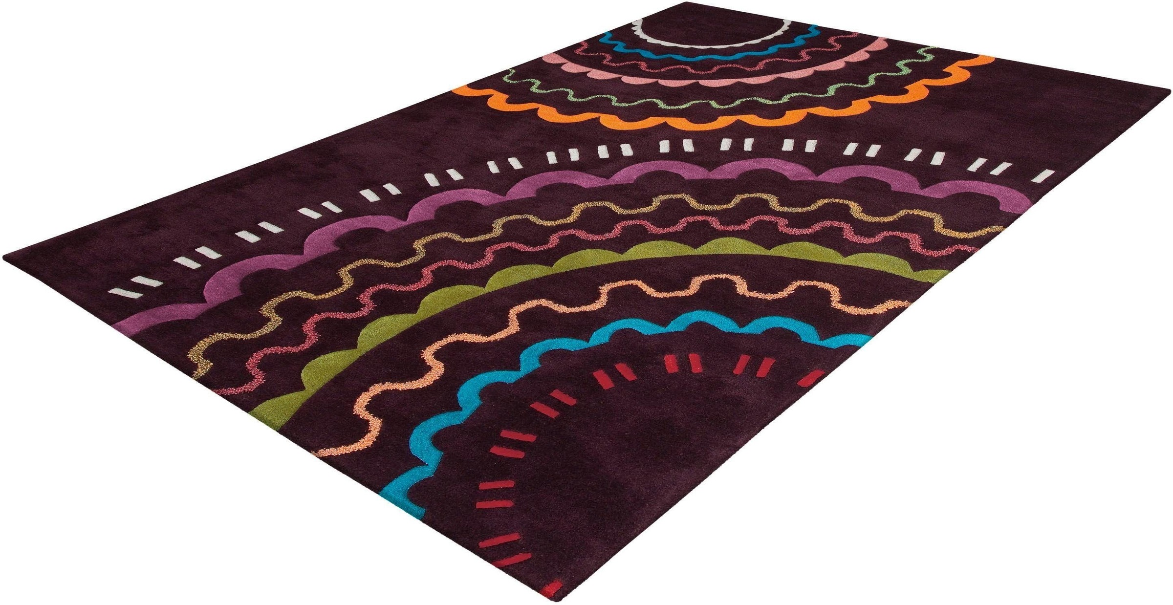 Image of calo-deluxe Teppich »Fanahy 3066«, rechteckig, 17 mm Höhe, Kurzflor, Wohnzimmer bei Ackermann Versand Schweiz