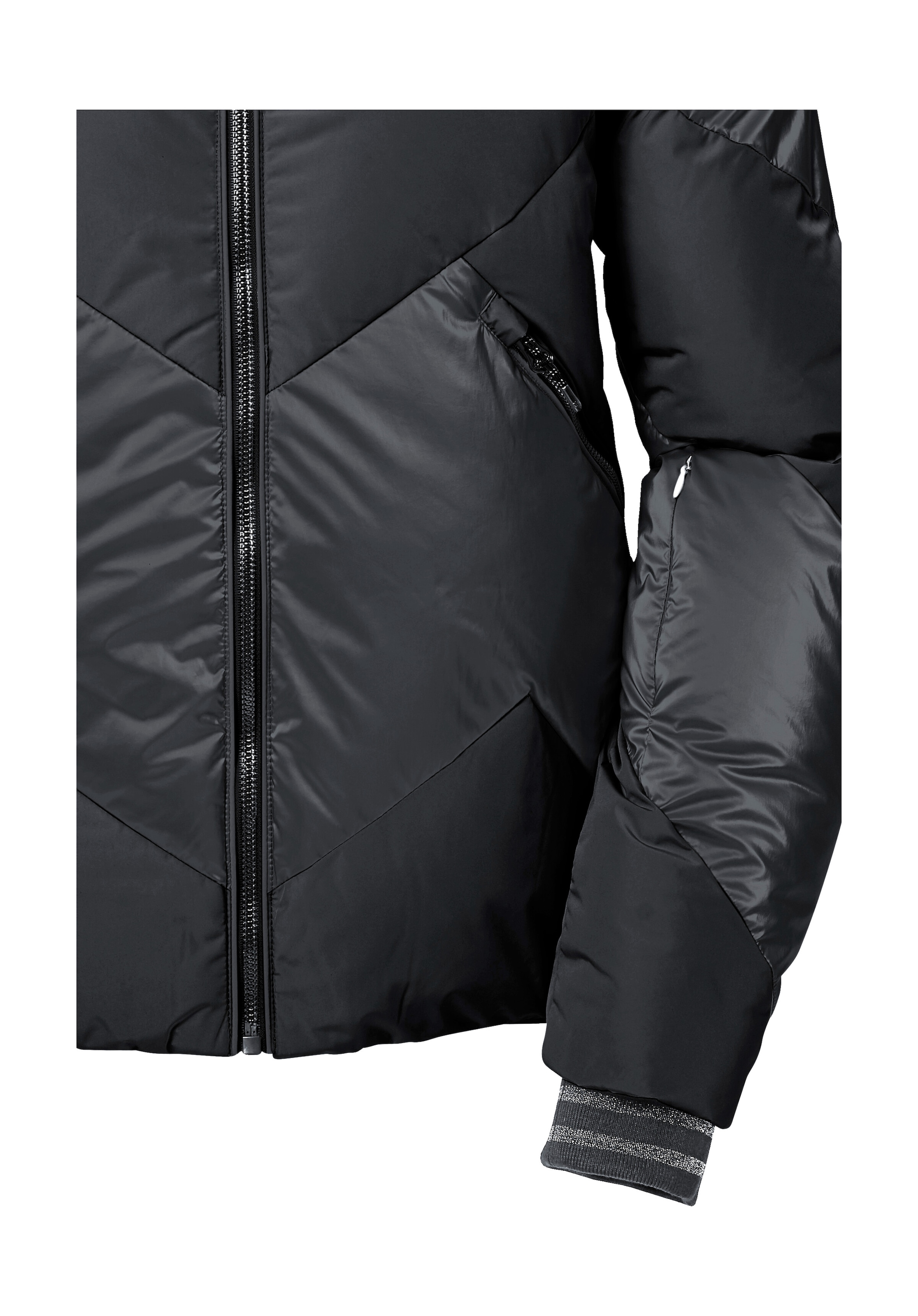 Killtec Skijacke »KSW 100 WMN SKI QLTD JCKT« Winddichte, wasserabweisende Damenjacke mit abnehmbarem Schneefang
