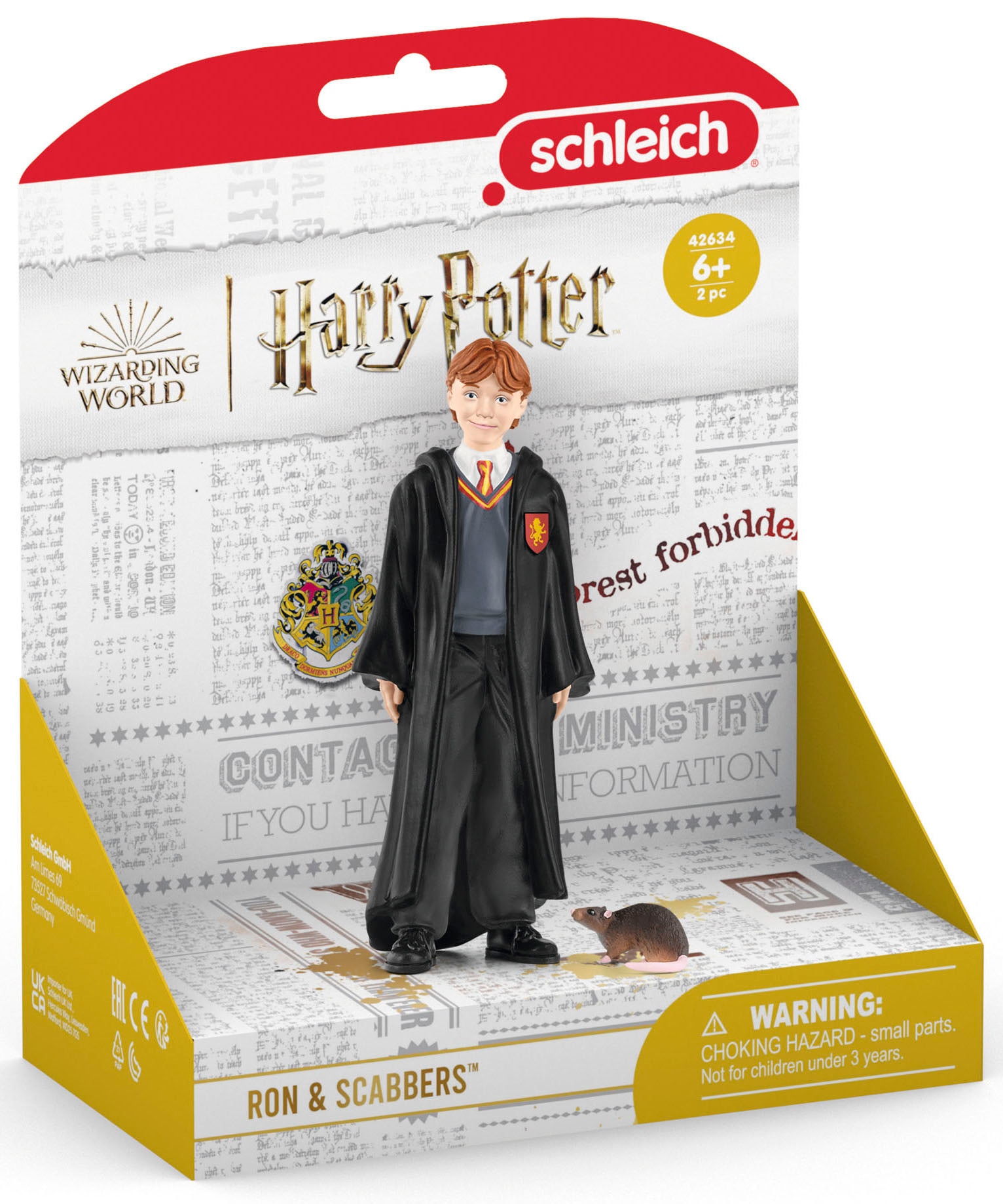 Schleich® Spielfigur »WIZARDING WORLD, Harry Potter™, Ron Weasley & Krätze (42634)«, Made in Europe