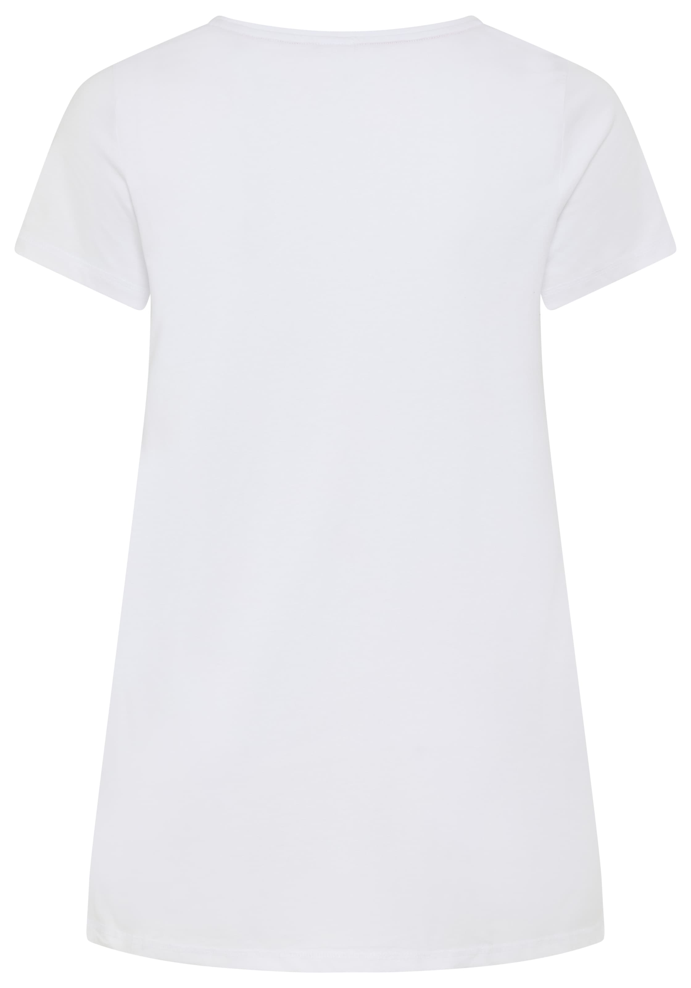 KangaROOS T-shirt long Packung, 2er-Pack, 2 cuis Kurzarm,  figurumschmeichelnde Passform, grosse Grössen