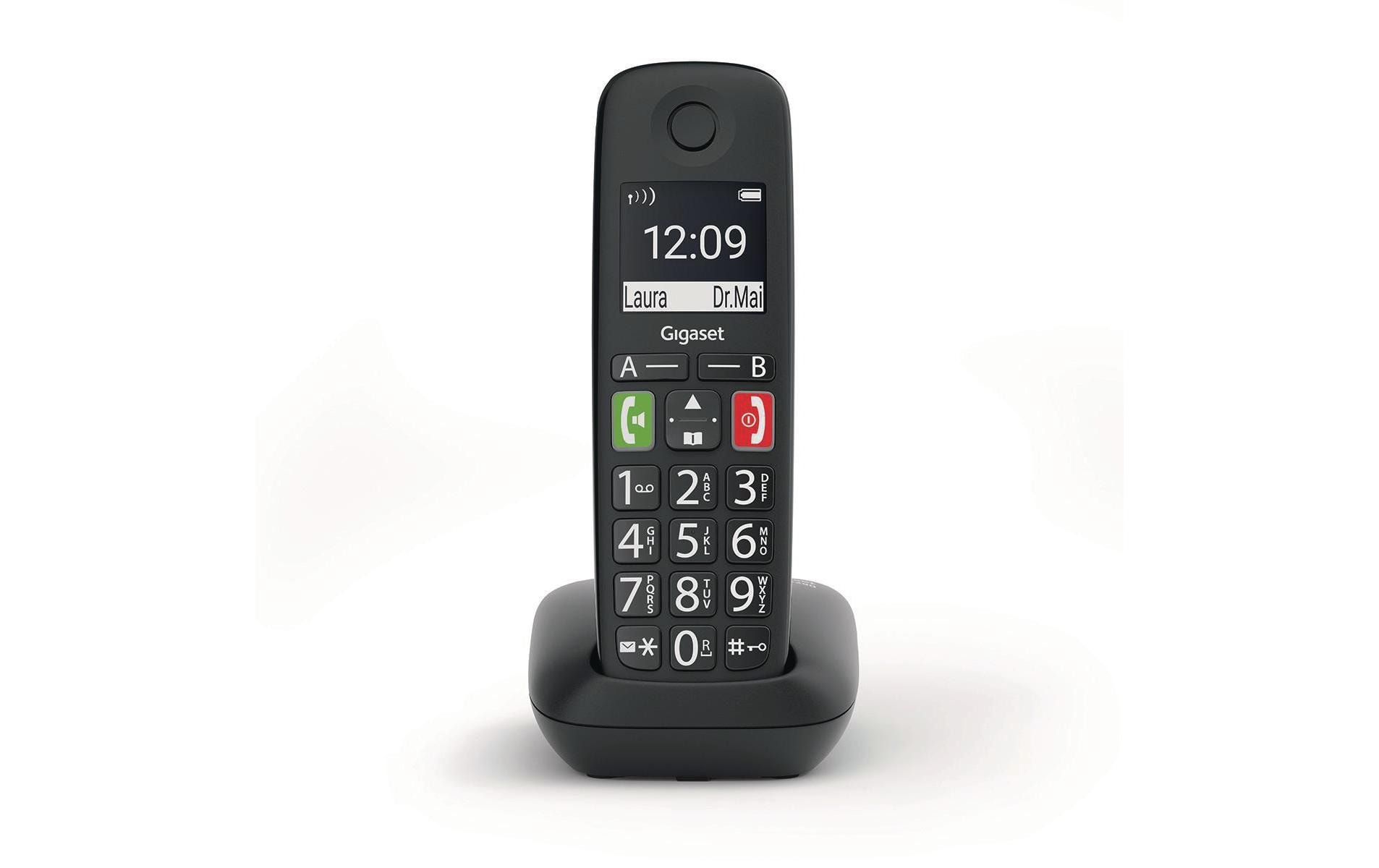 Gigaset Schnurloses DECT-Telefon »E290 schwarz«