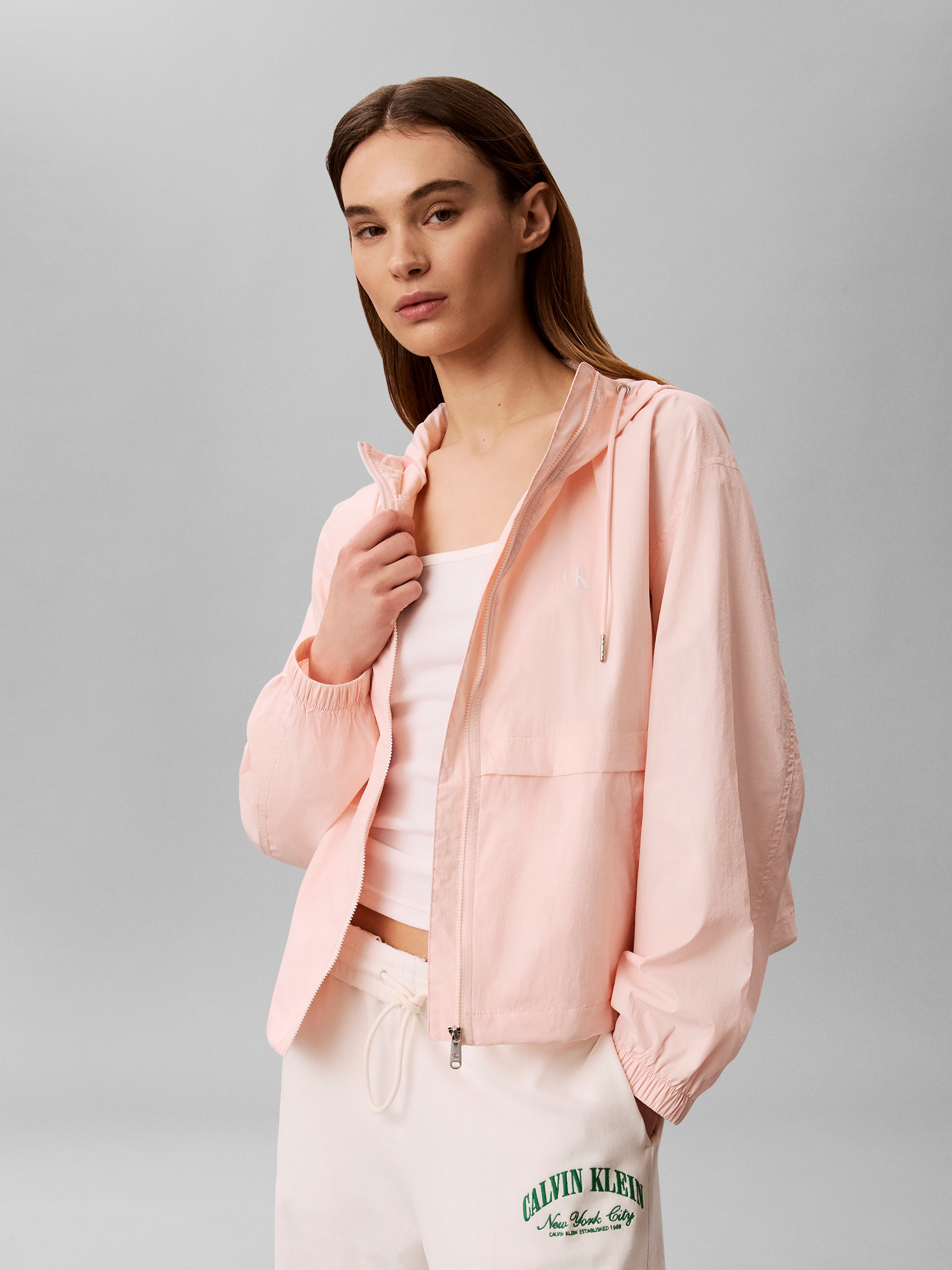 Image of Calvin Klein Windbreaker mit Kapuze Regular fit mit Kapuze