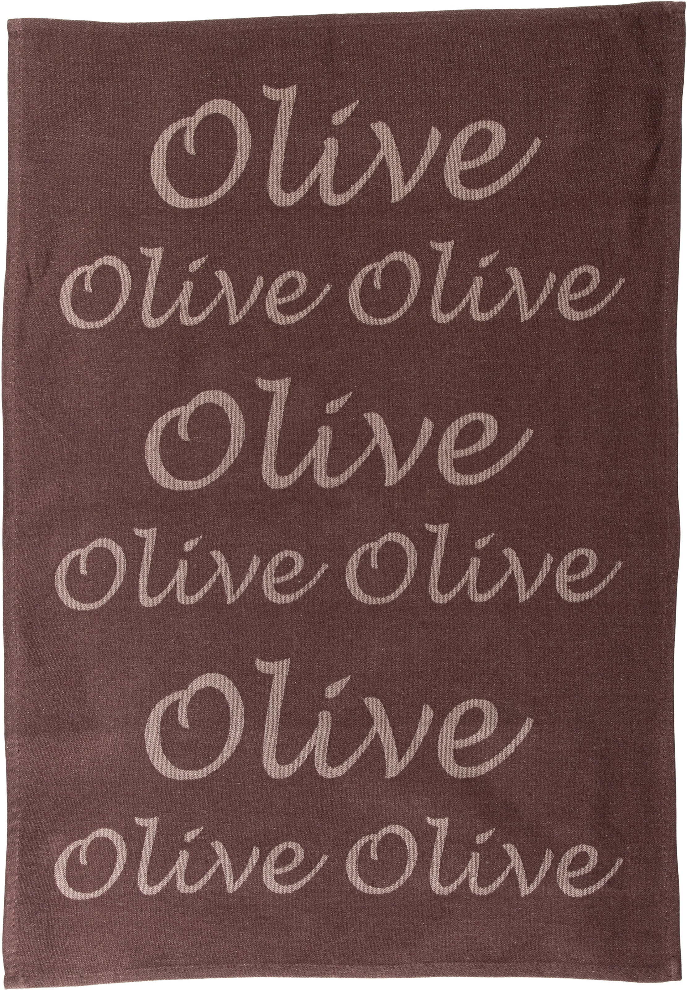 Image of stuco Geschirrtuch "Olive" Jacquardgewebe