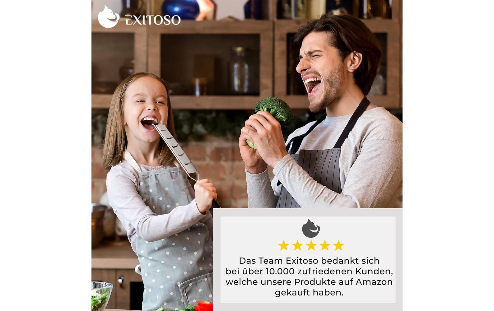   Râpe de cuisine »Exitoso Küchenreibe mit Holzgriff Braun«