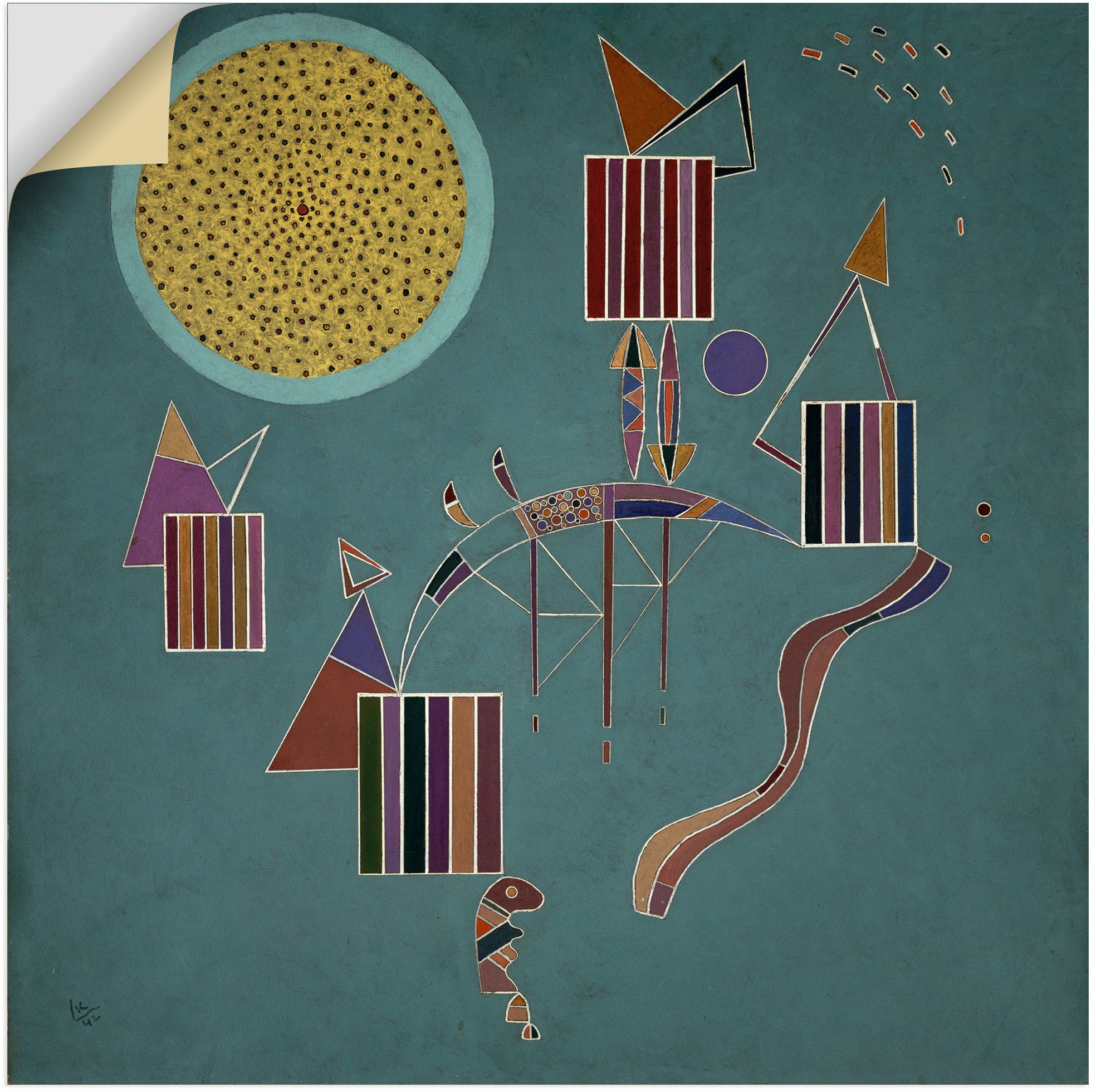 Image of Artland Wandbild »Eine intime Party. 1942«, Muster, (1 St.), in vielen Grössen & Produktarten - Alubild / Outdoorbild für den Aussenbereich, Leinwandbild, Poster, Wandaufkleber / Wandtattoo auch für Badezimmer geeignet bei Ackermann Versand Schweiz