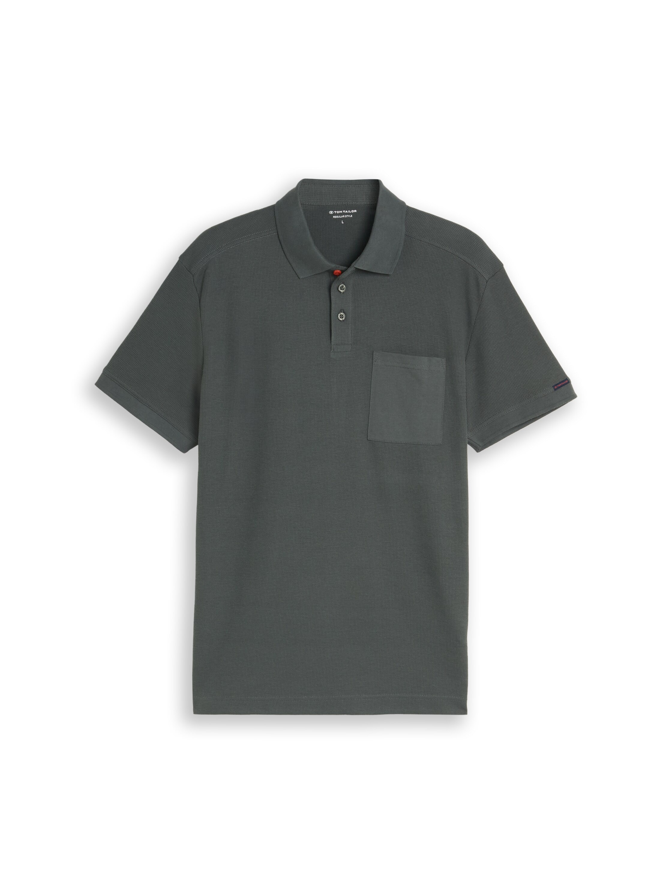TOM TAILOR Poloshirt Sommer-Poloshirt mit Knopfleiste