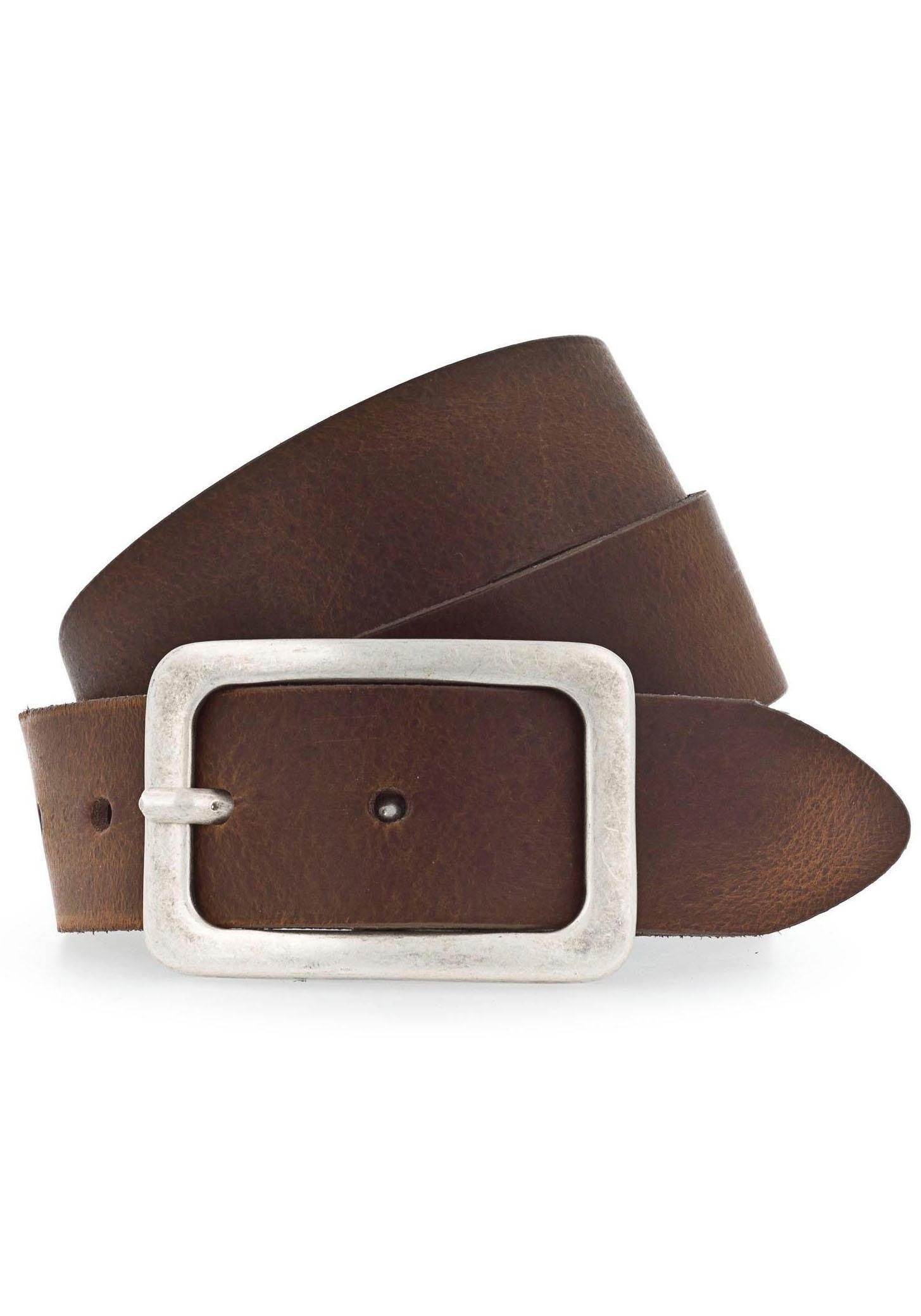 Image of Vanzetti Ledergürtel, Gürtelschnalle im Antik-Look bei Ackermann Versand Schweiz