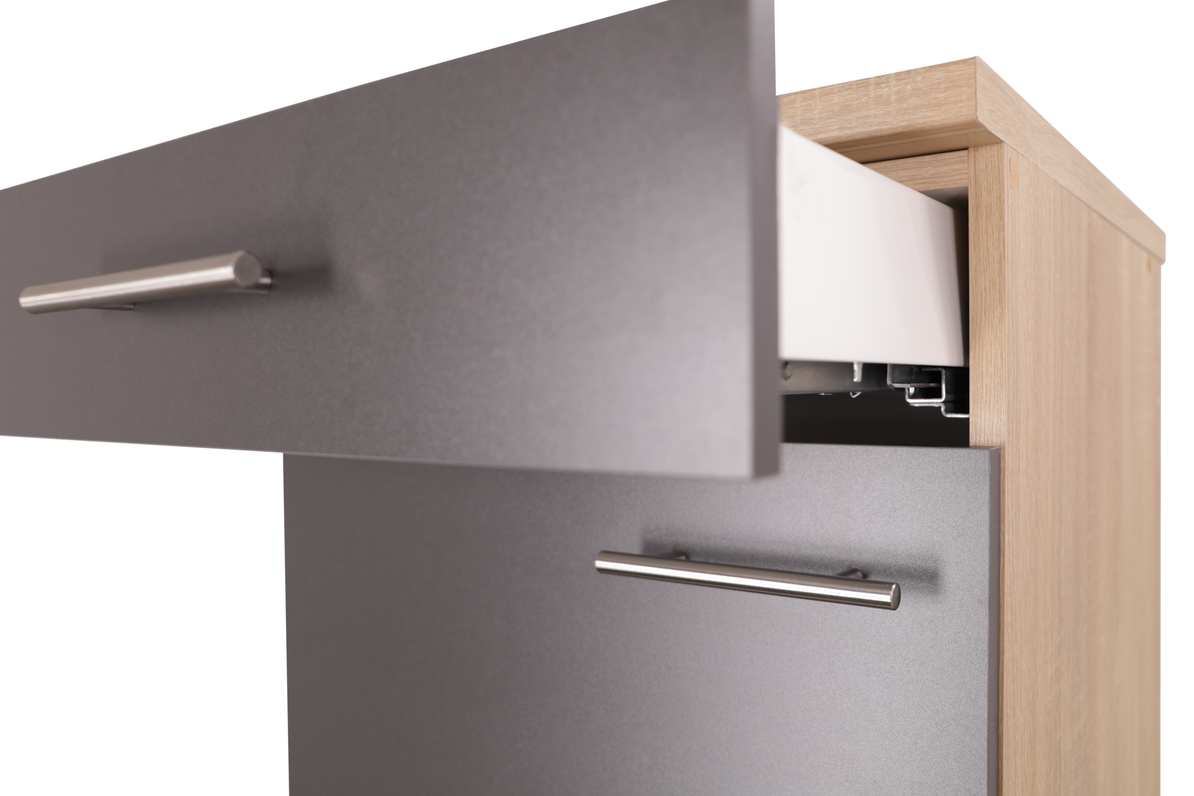 RESPEKTA Armoire basse »Merle« Breite 50 cm, Soft-Close, Griffe aus Metall, 85 cm Arbeitshöhe