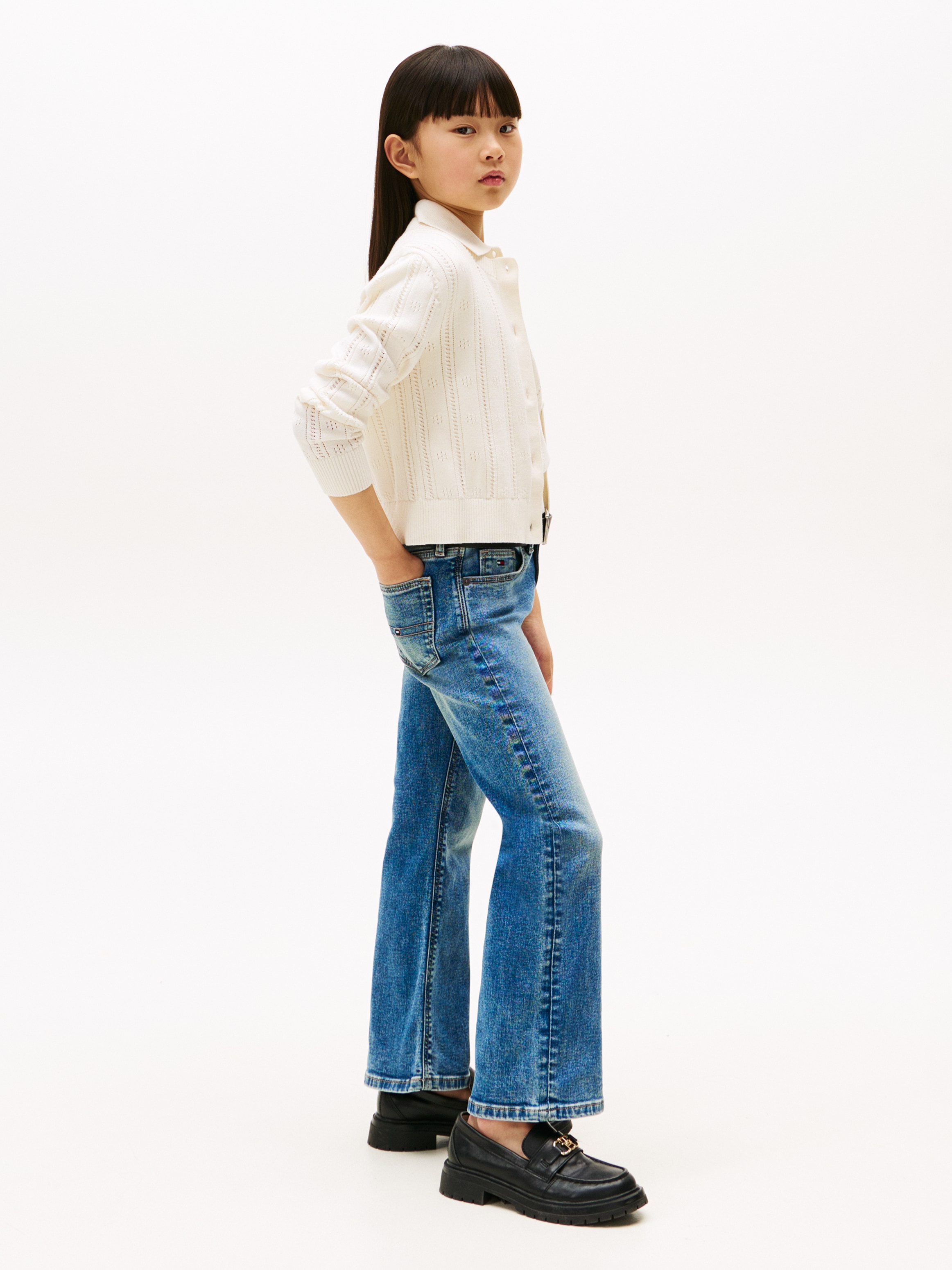 Tommy Hilfiger Bootcut-Jeans »FLARE VINTAGE DENIM«, für Kinder bis 16 Jahre, mit ausgestelltem Bein