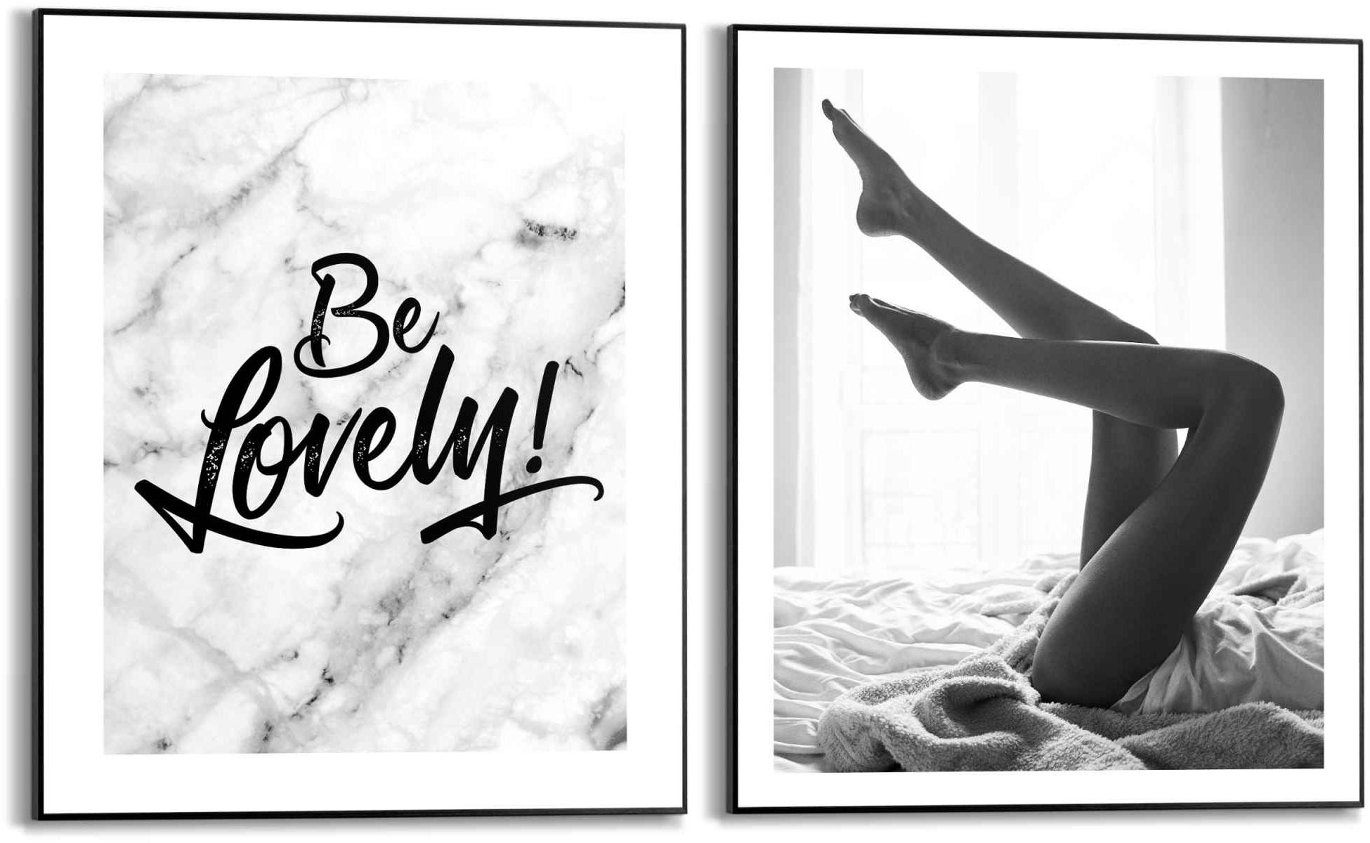 Image of Reinders! Wandbild »Lovely Frau - Relax - Schönheit - Modern«, (2 St.) bei Ackermann Versand Schweiz