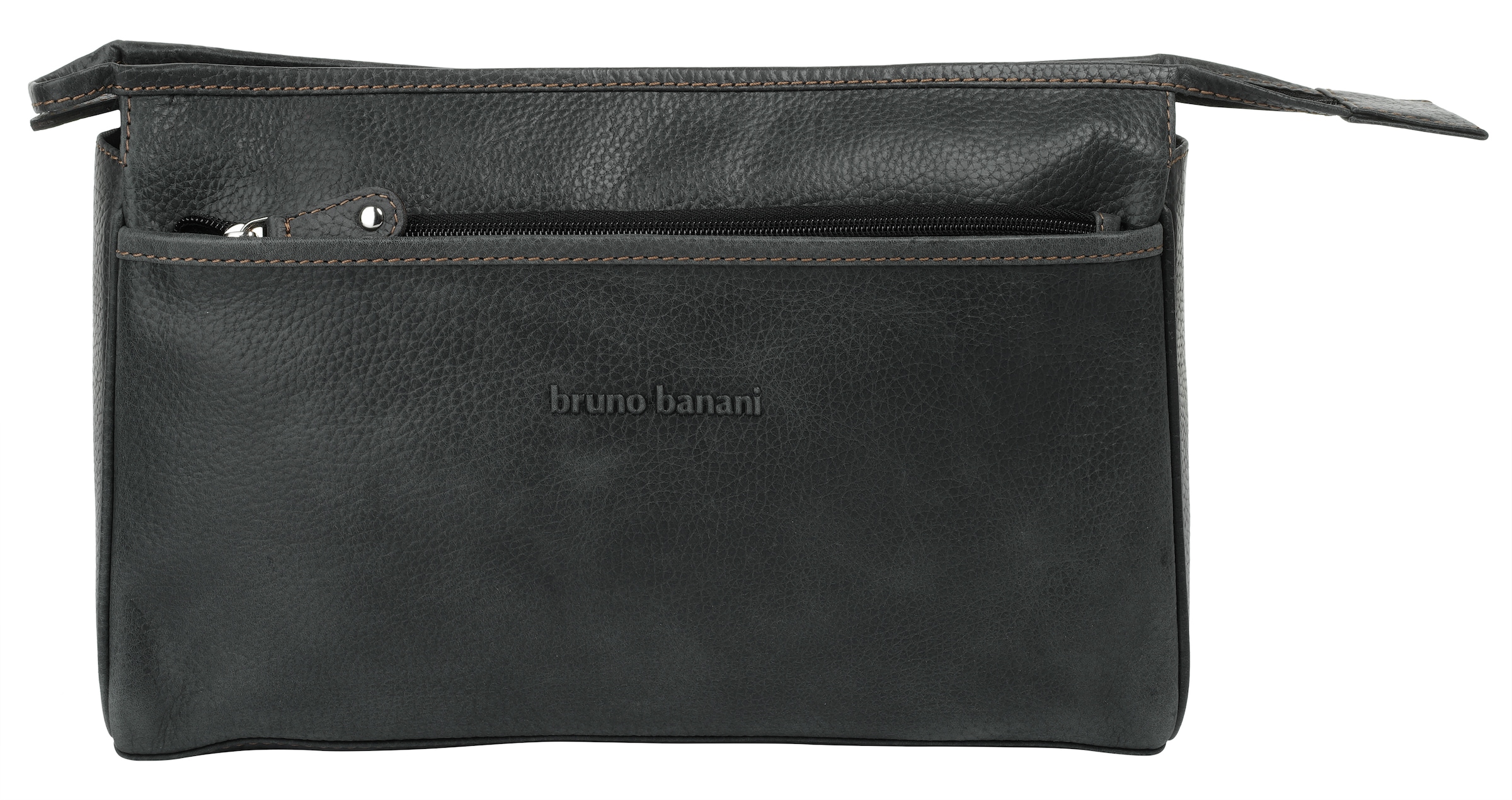 Image of Bruno Banani Kulturbeutel "BRUNO BANANI Herren, Damen echt Leder" echt Leder