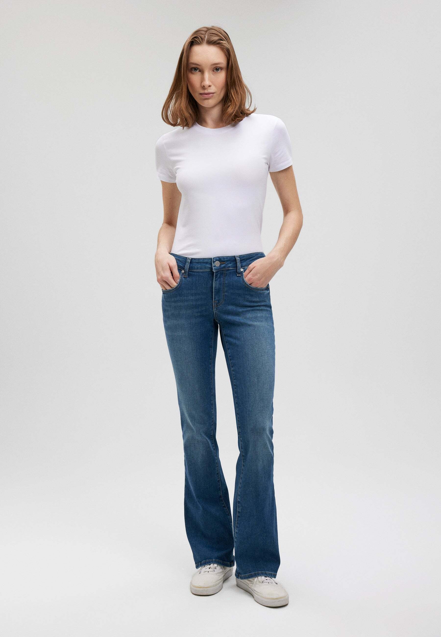 Mavi Bootcut-Jeans »Mavi Jeans Bella Mid-Rise«