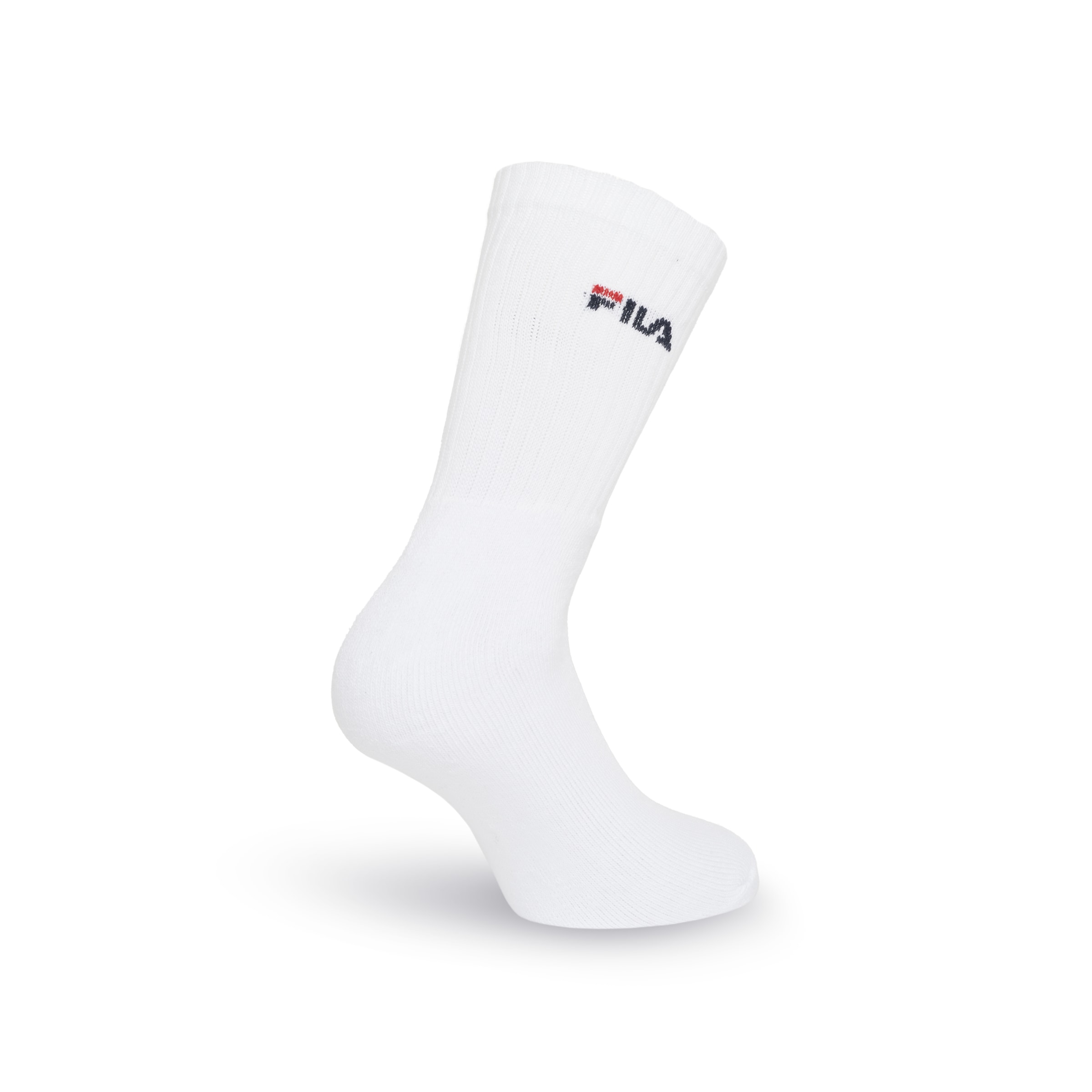 Fila Sportsocken »UNISEX CREW TENNIS FULL TERRY SOCKS«, (3 Paar), mit dezentem Logoschriftzug