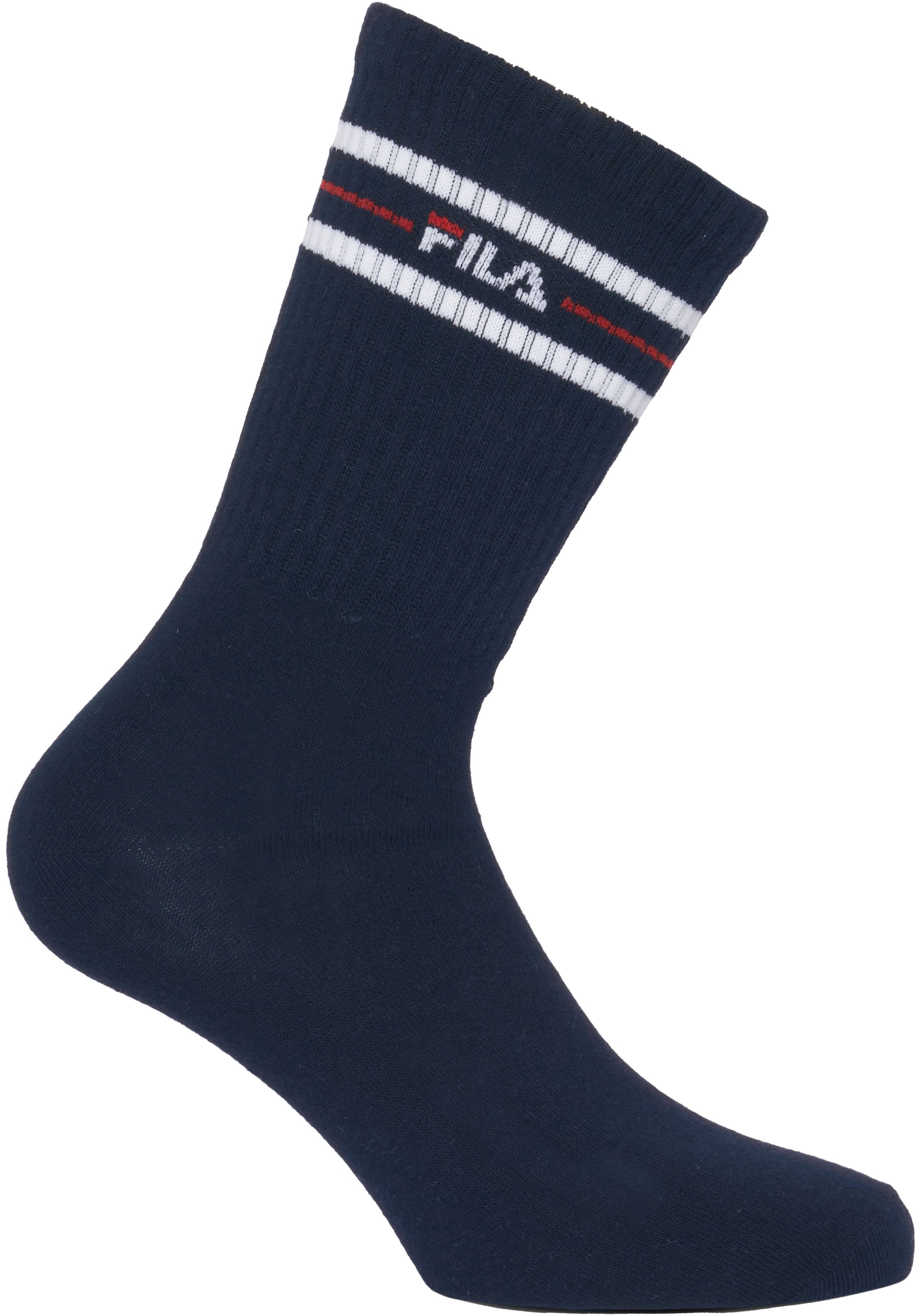 Fila Sportsocken, (6er Pack), mit eingestricktem Logo