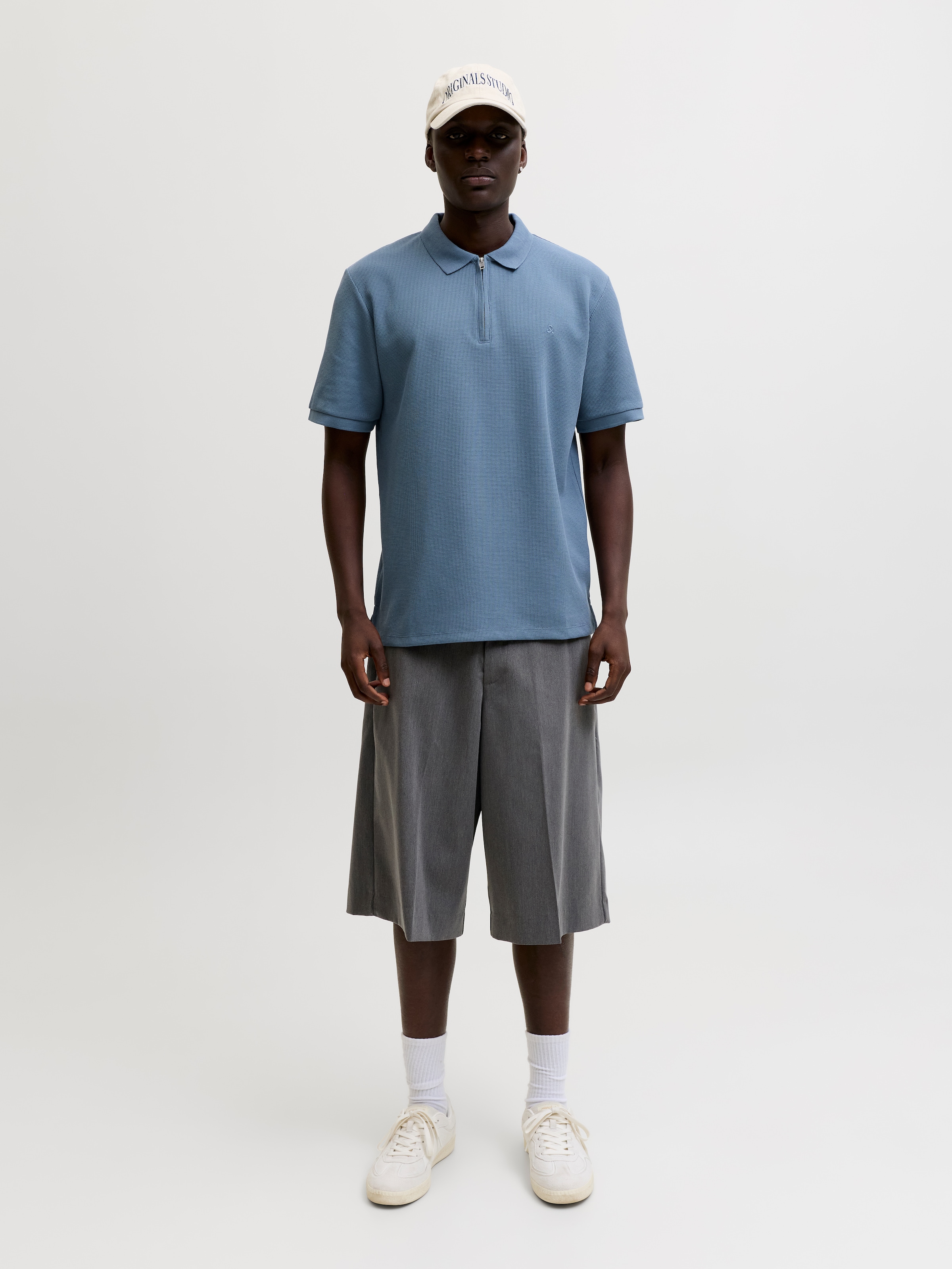 Jack & Jones Poloshirt »JJEAUSTIN ZIP POLO SS NOOS« mit Polokragen