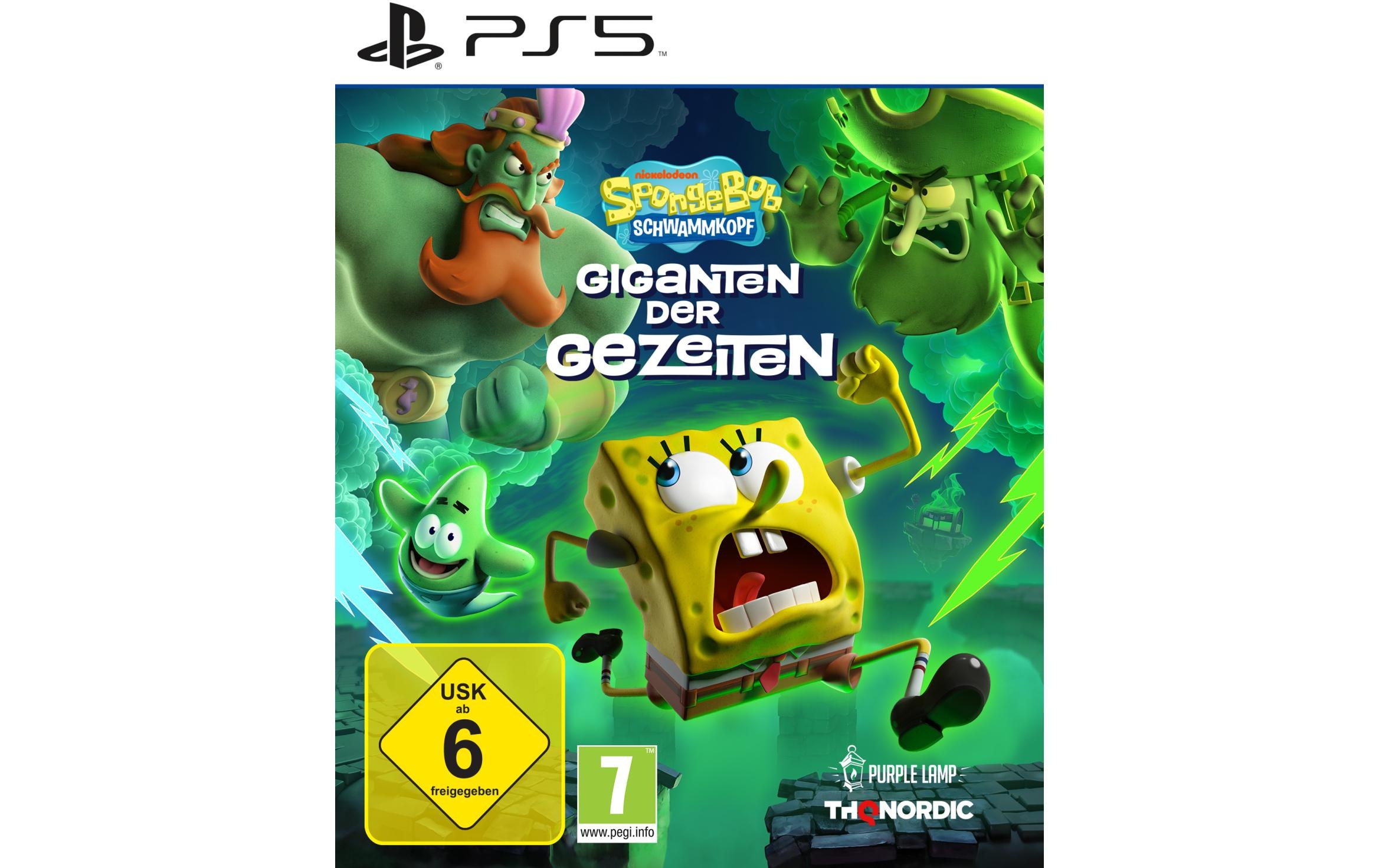 Image of THQ Spielesoftware "SpongeBob Schwammkopf: Giganten der Gezeiten (Box)" PlayStation 5