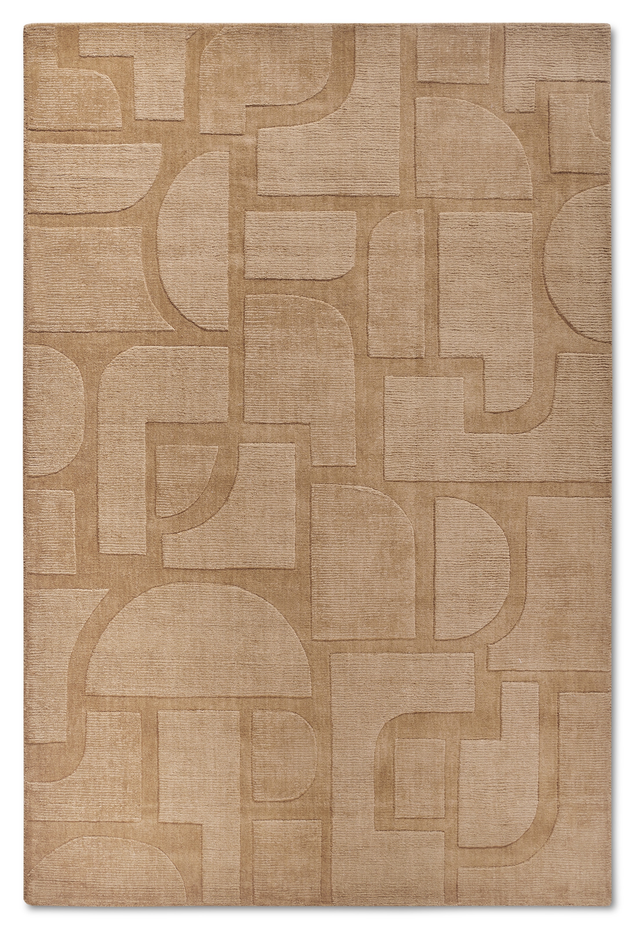 Villeroy & Boch Tapis en laine »Alexis« Rectangulaire 10 mm Höhe Handgewebt, Wolle, Natur, Wohnzimmer, Geometrie, Boho, Design