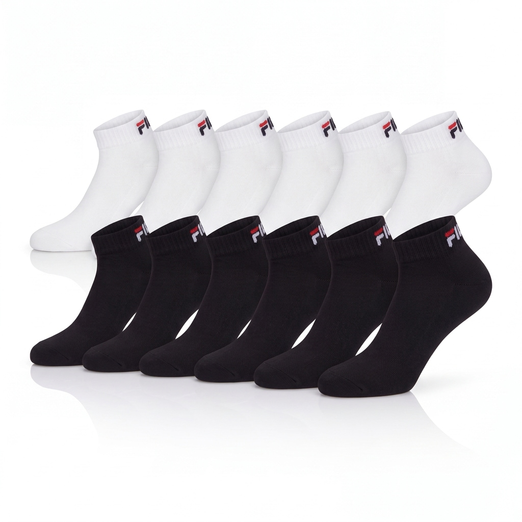 Image of Fila Kurzsocken "UNISEX QUARTER PLAIN SOCKS" 12 Paar