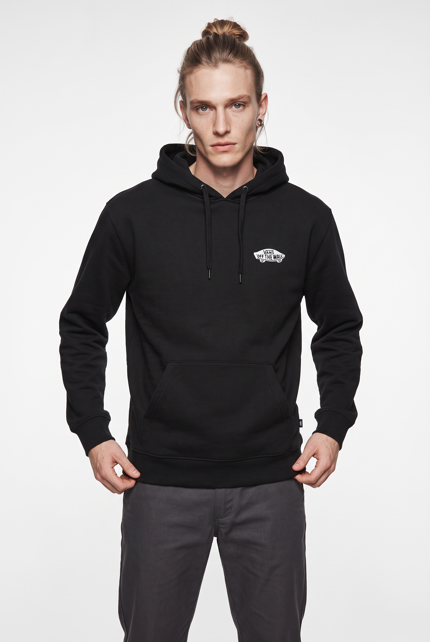 Image of Vans Kapuzensweatshirt "DOUBLE STANDARD PULLOVER", mit Rundhalsausschnitt, aus Baumwolle und Polyester, in normaler Länge