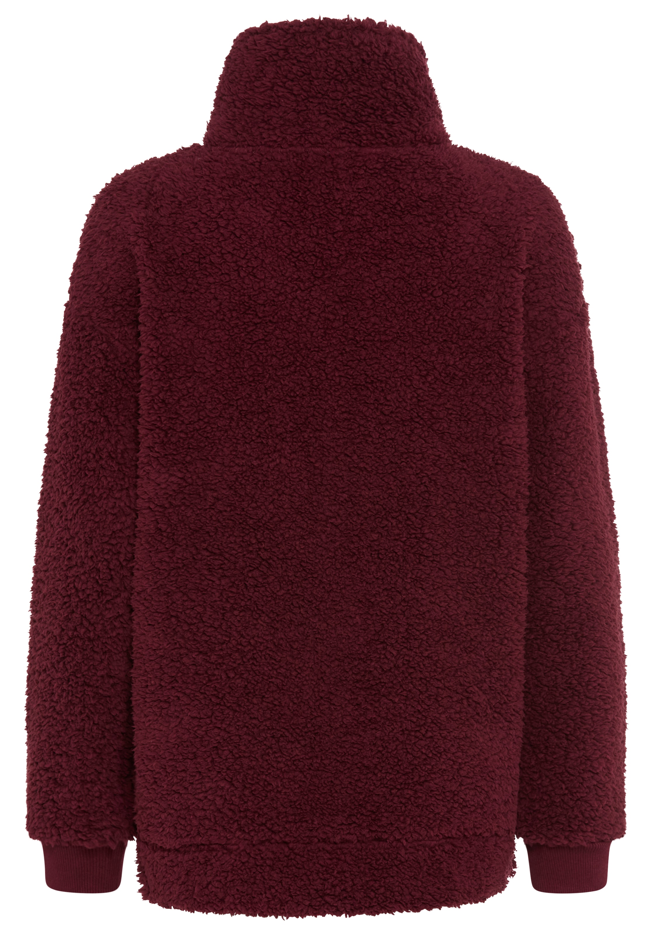 Laura Scott Fleecepullover, 1 aus kuscheligem Teddyfleece mit Troyerkragen und Reissverschluss
