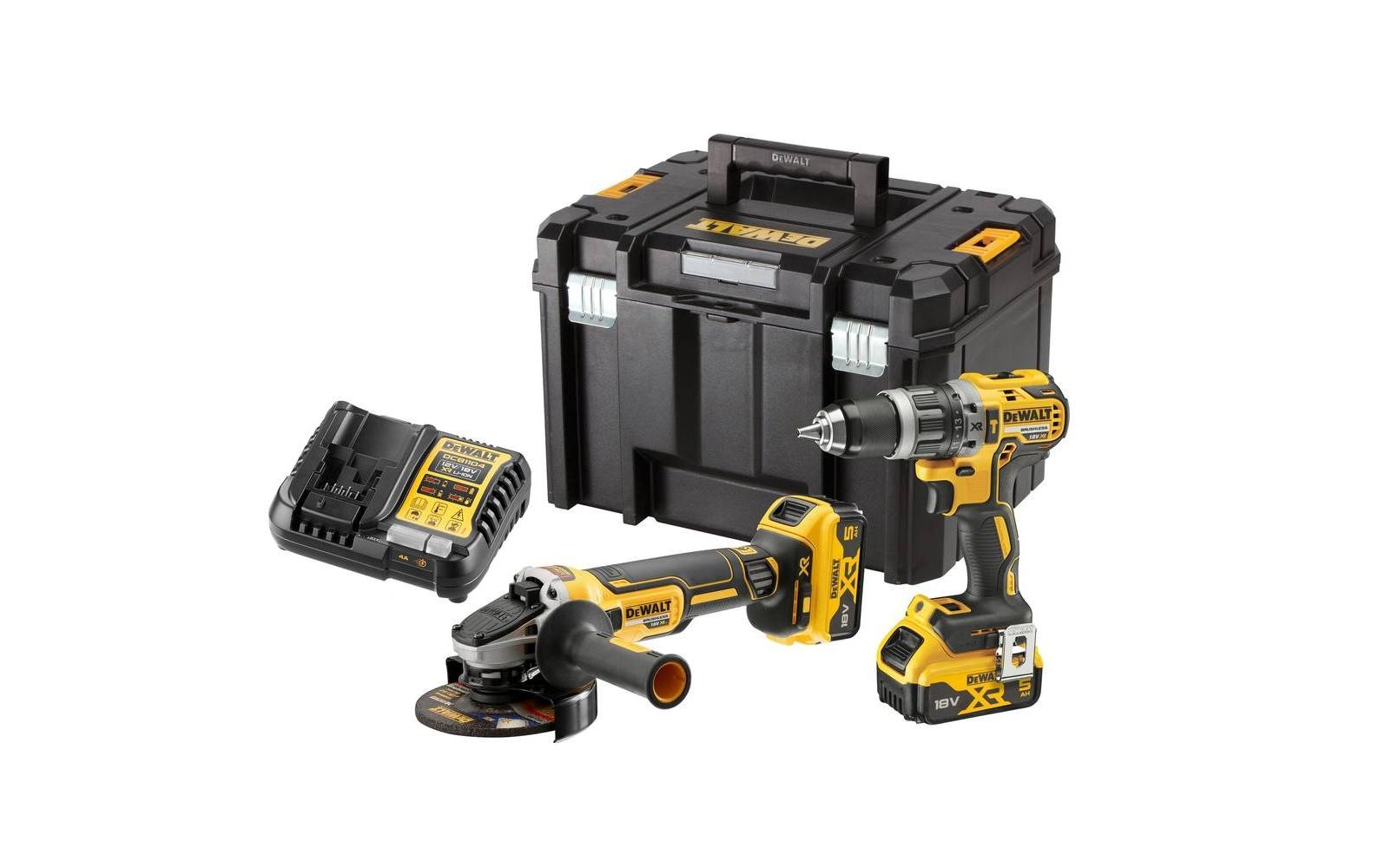 Image of DeWalt Akku-Schlagbohrschrauber "Akku-Kombopack 54 V Kit" Set