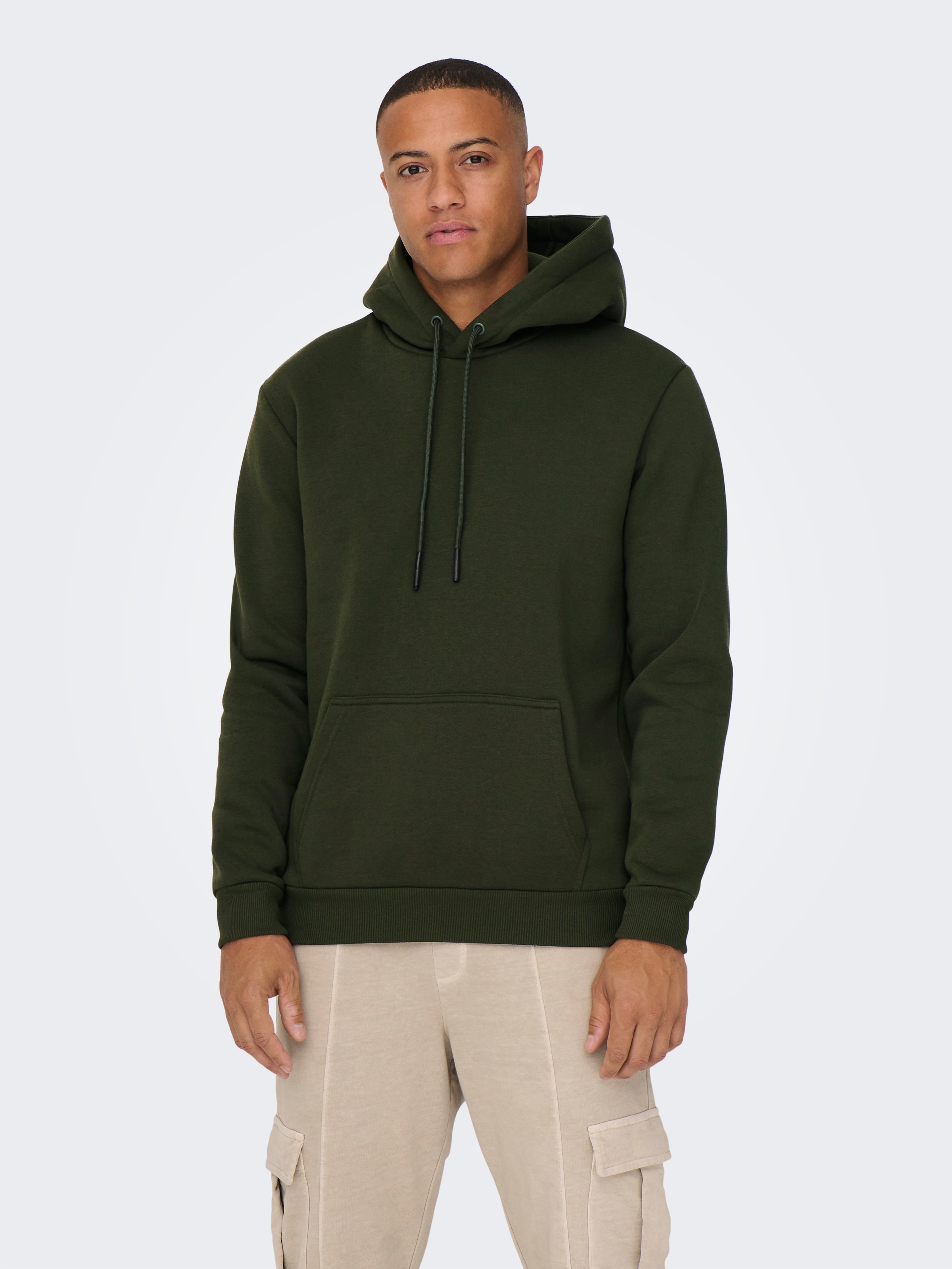 ONLY & SONS Kapuzensweatshirt »ONSCERES HOODIE SWEAT NOOS«, Baumwollmischung, regular fit
