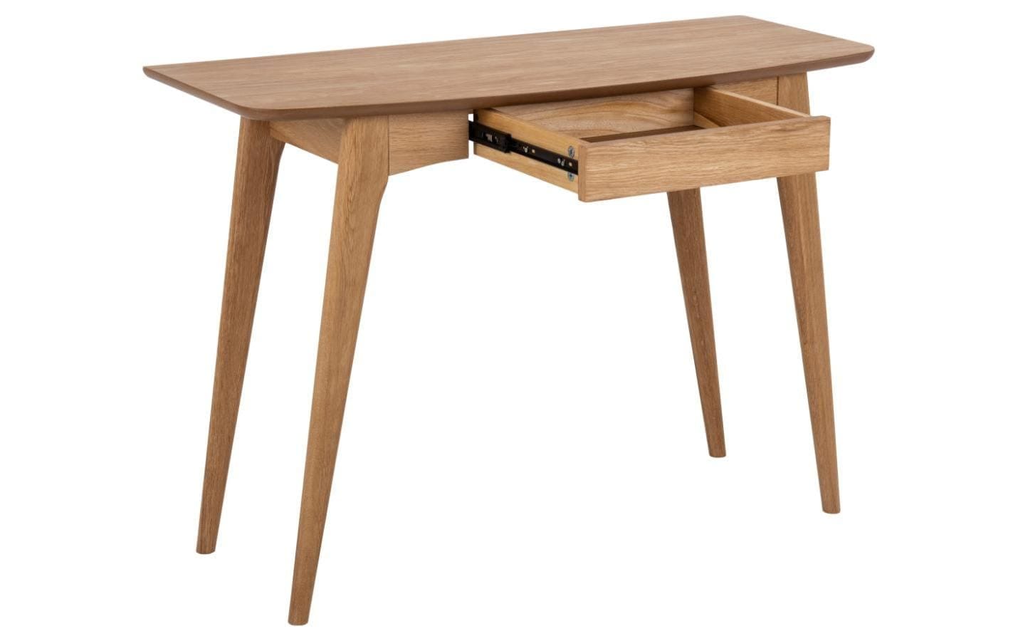 AC Design Bureau »Woodstock 105 x 45 x 74 cm Eiche« table de travail rectangulaire en placage chêne avec tiroir