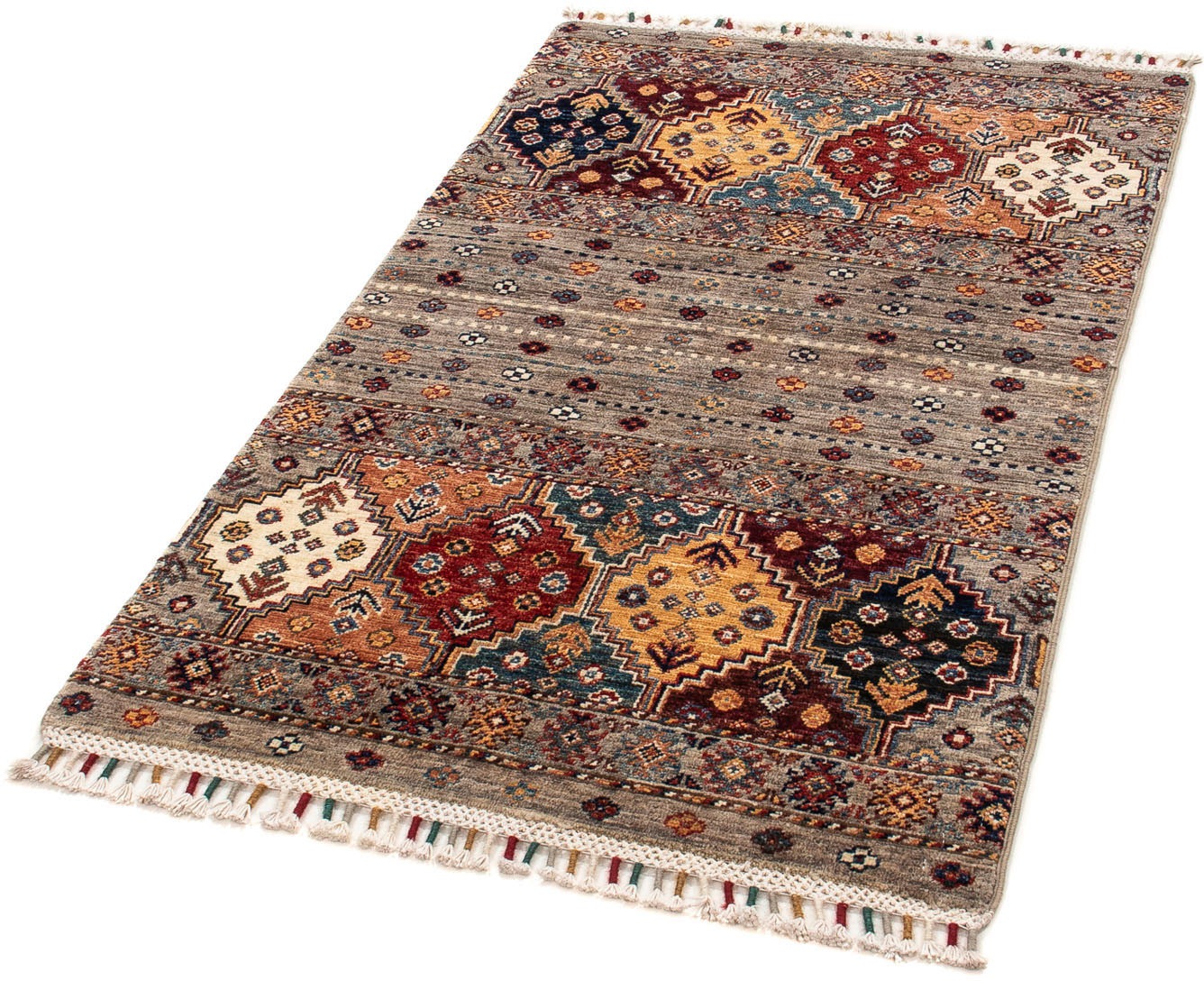 Image of morgenland Orientteppich »Ziegler - 130 x 79 cm - mehrfarbig«, rechteckig, 6 mm Höhe, Wohnzimmer, Handgeknüpft, Einzelstück mit Zertifikat bei Ackermann Versand Schweiz