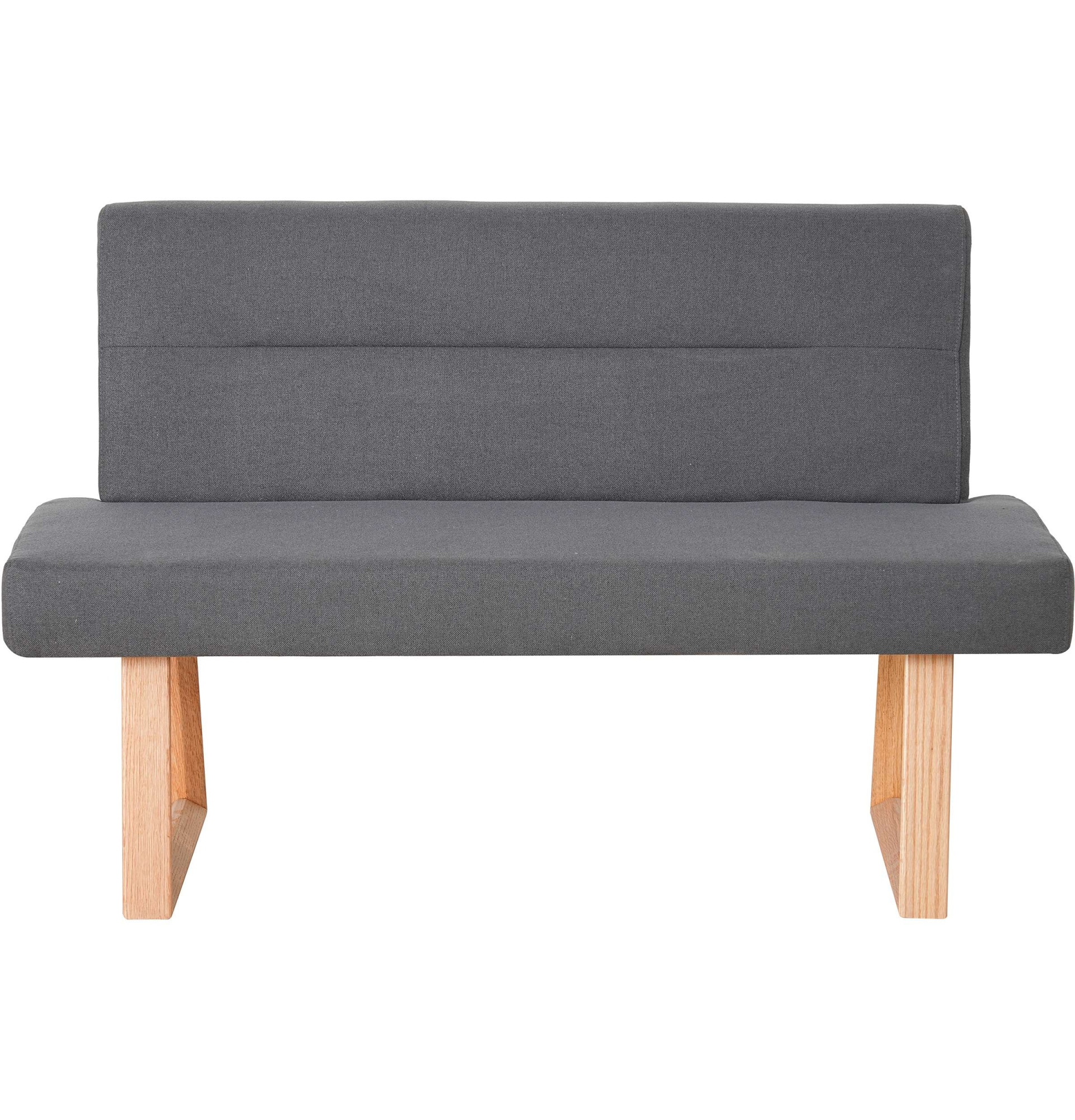 GOODproduct Essbank »Mellio« Beine aus massiver Eiche, pflegeleichtem Webstoff Bezug, Breite 140 cm