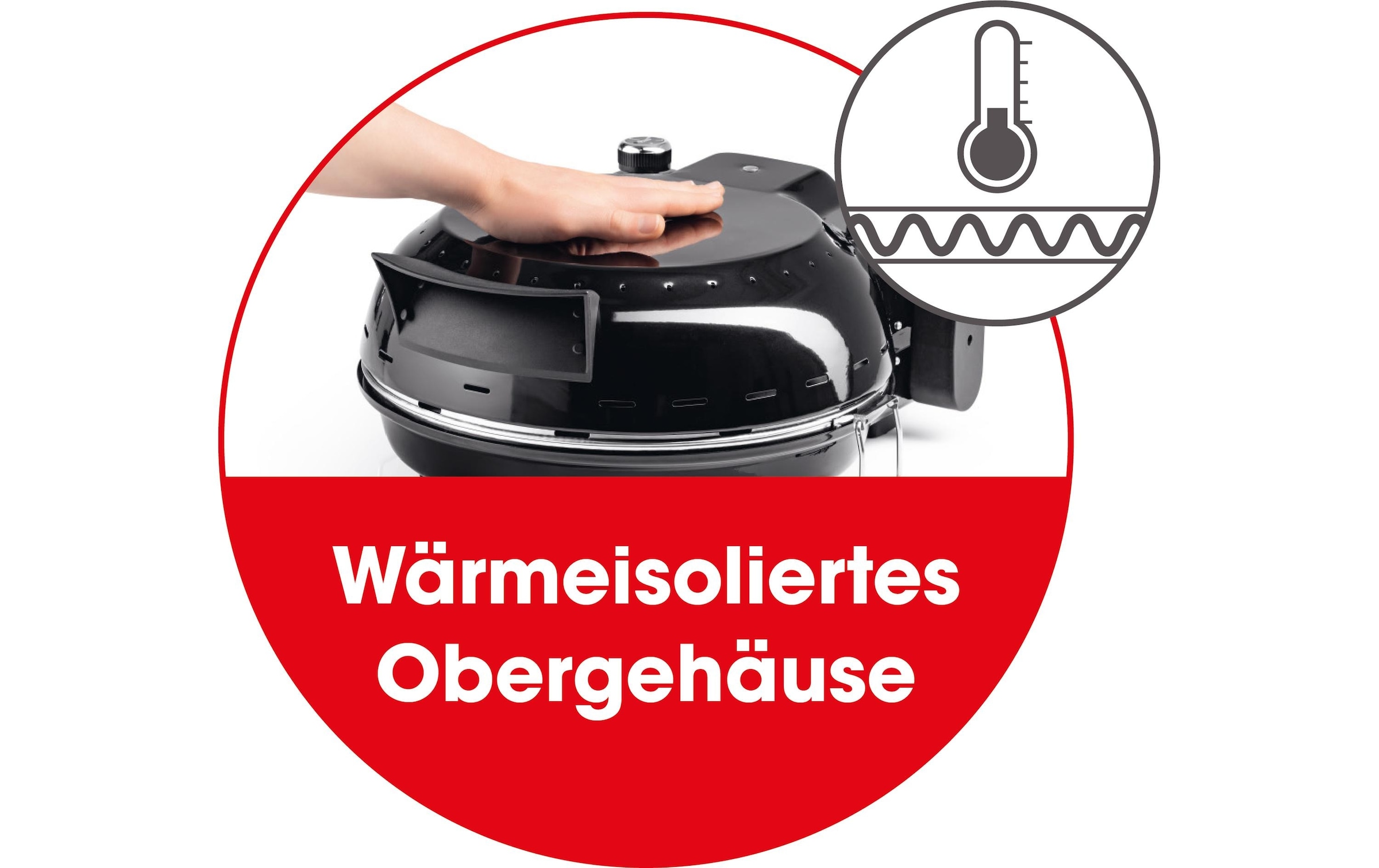 GOURMETmaxx Pizzaofen »Ø 30 cm, Schwarz«