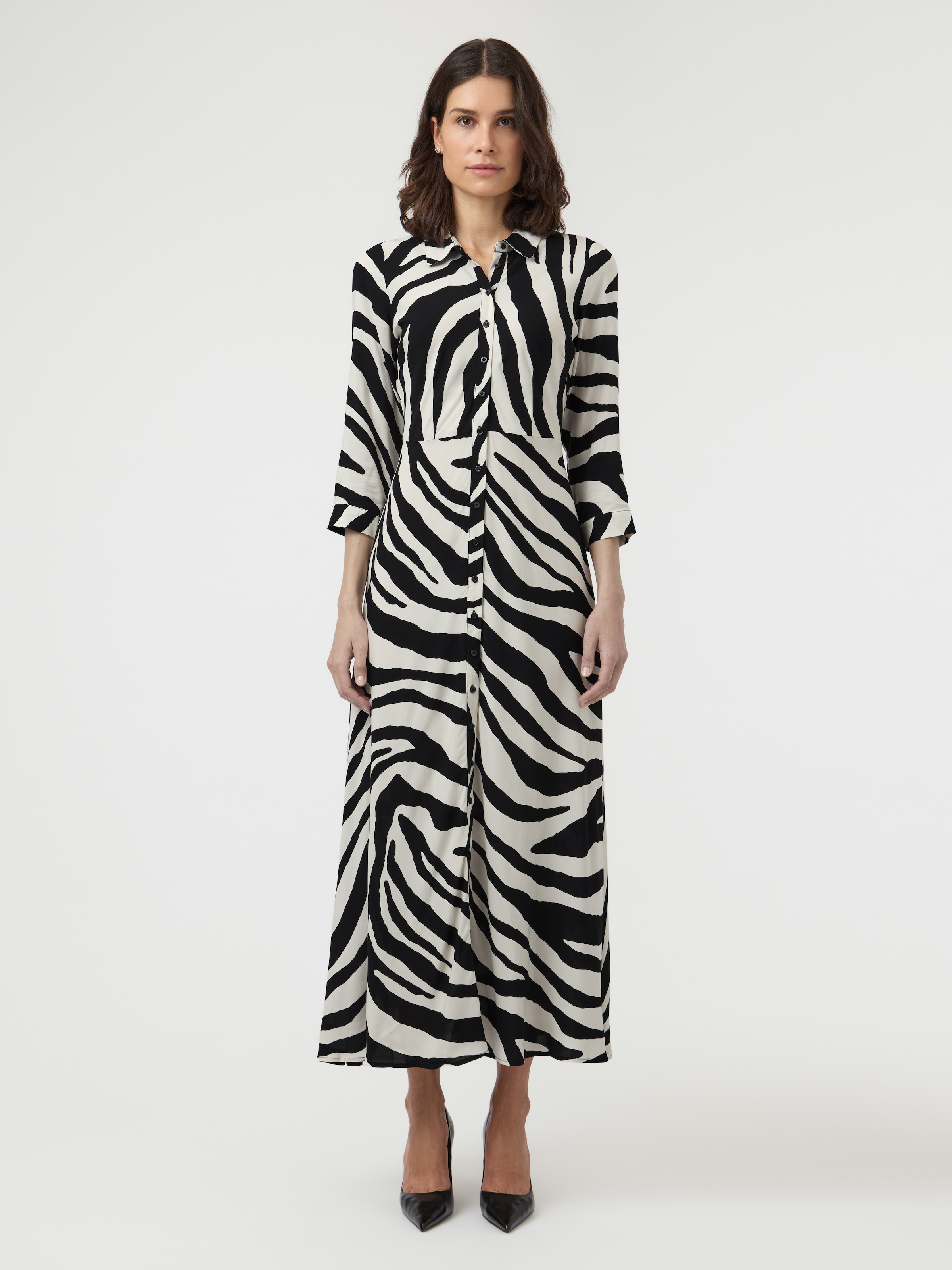 Y.A.S Robe chemisier »YASSAVANNA LONG SHIRT DRESS« Viskose, loose fit