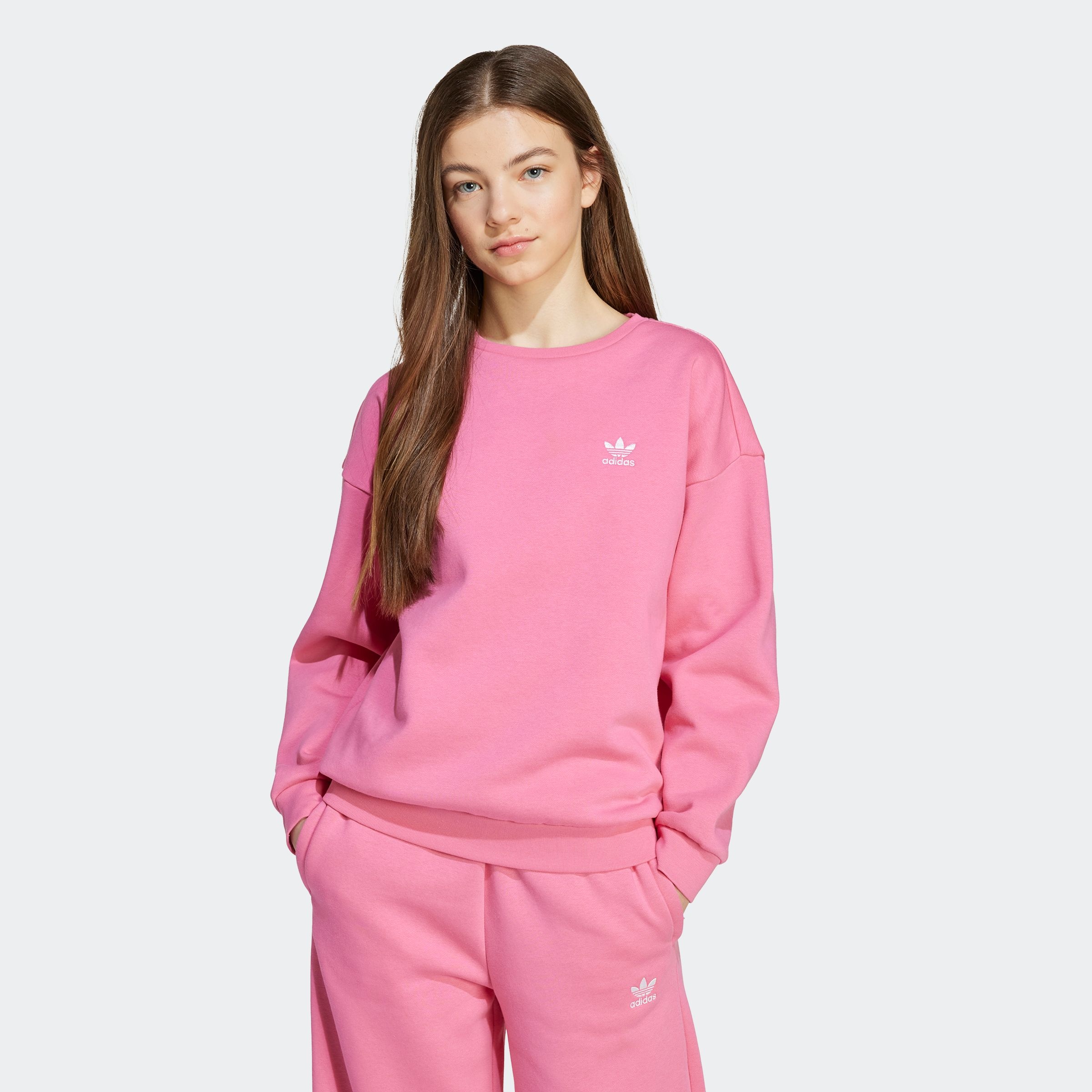 Image of adidas Originals Sweatshirt "BOYFRIEND MIT RUNDHALSAUSSCHNITT"