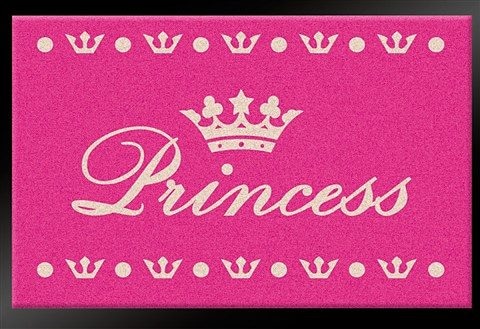 HANSE Home bequem Rutschhemmend, Schrift, Pflegeleicht, Spruch, Robust, mit Fussmatte rechteckig, kaufen Prinzessin »Princess«