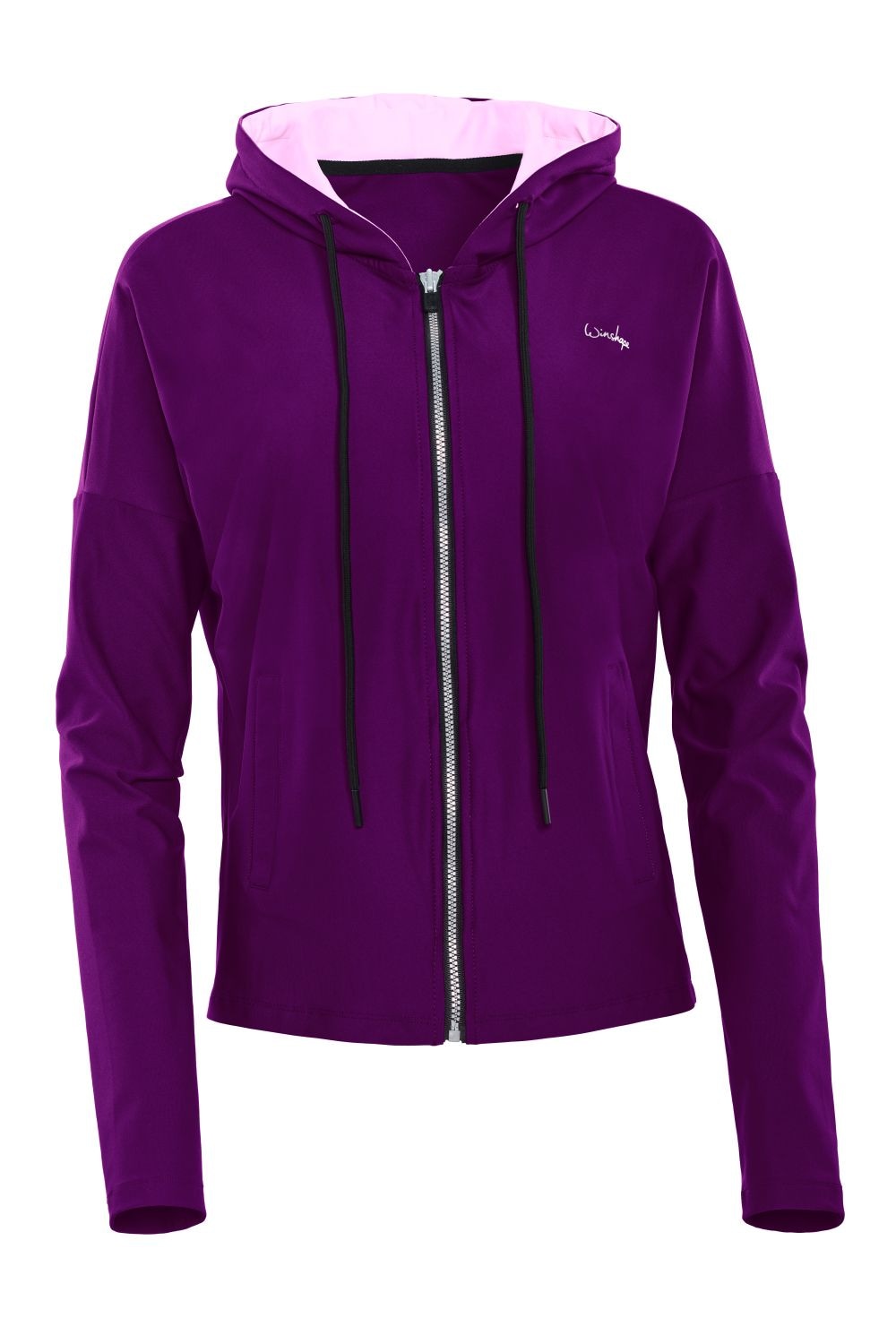 Image of Winshape Trainingsjacke "Functional Comfort Jacket J008C" mit Ton-in-Ton-Farbakzent