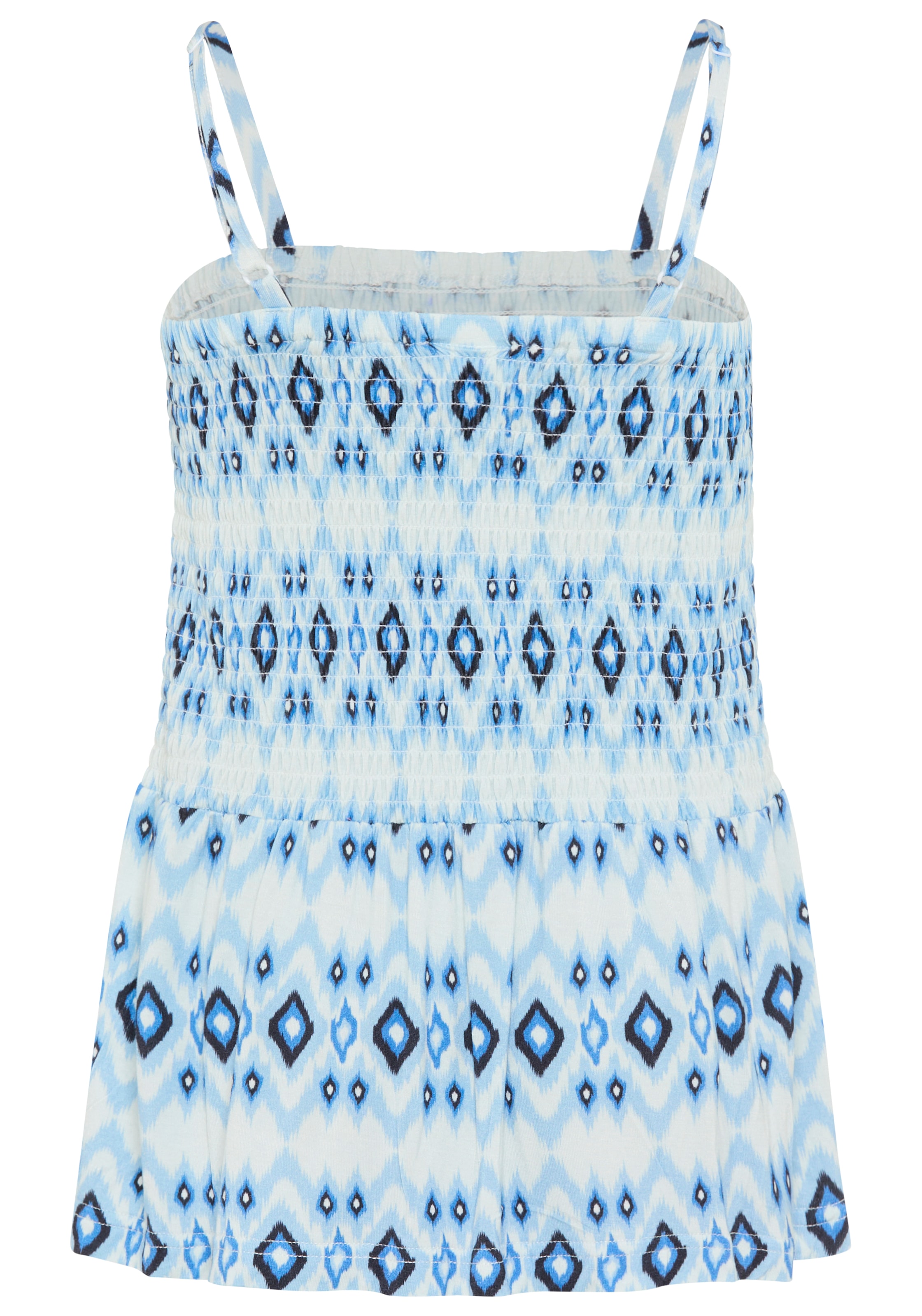 KangaROOS T-shirt »Kangaroos Smoke Top für Mädchen« eng anliegende Passform, ärmellos, bedruckte Optik