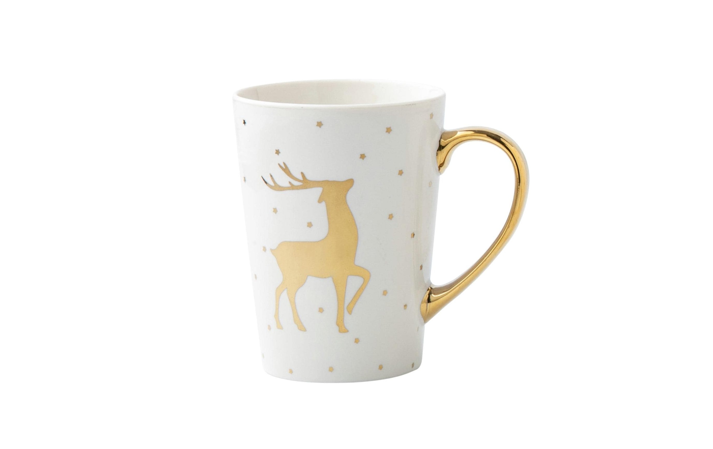   Tasse »Dameco Hirsch und Tanne 430 ml, 2 Stück,«