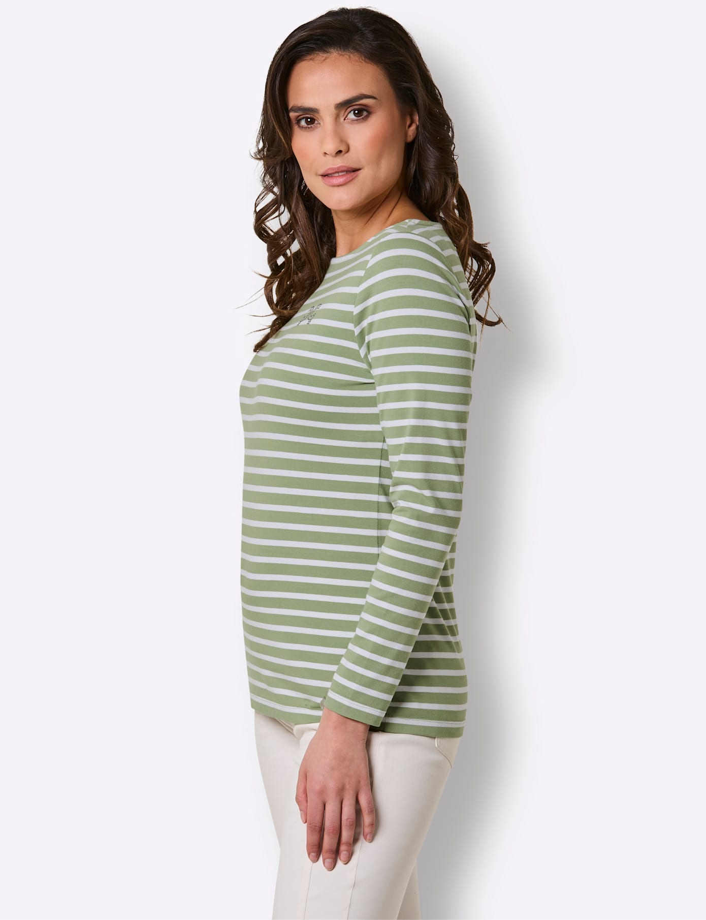 CREATION L PREMIUM T-shirt à manches longues »Pima-Baumwoll-Shirt« 1