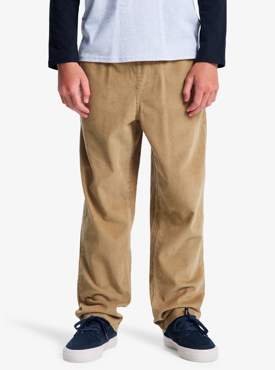 Image of Quiksilver Cordhose "TAXER CORD PANT YOUTH" aus Baumwolle, sportlicher Stil, für Kinder und Jugendliche