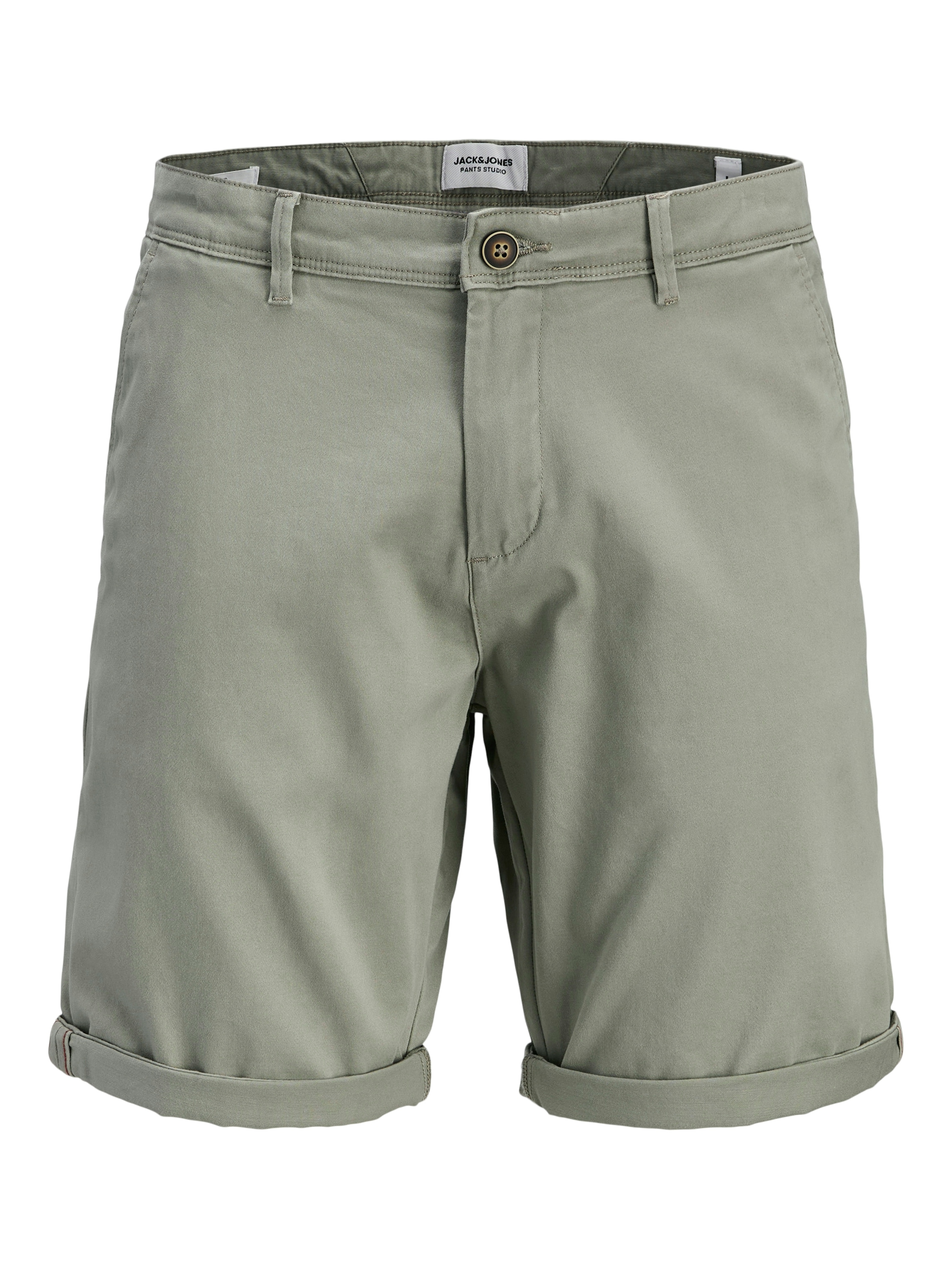Jack & Jones PlusSize Short en chino »JPSTBOWIE JJSHORTS SOLID SN  PLS«  avec revers