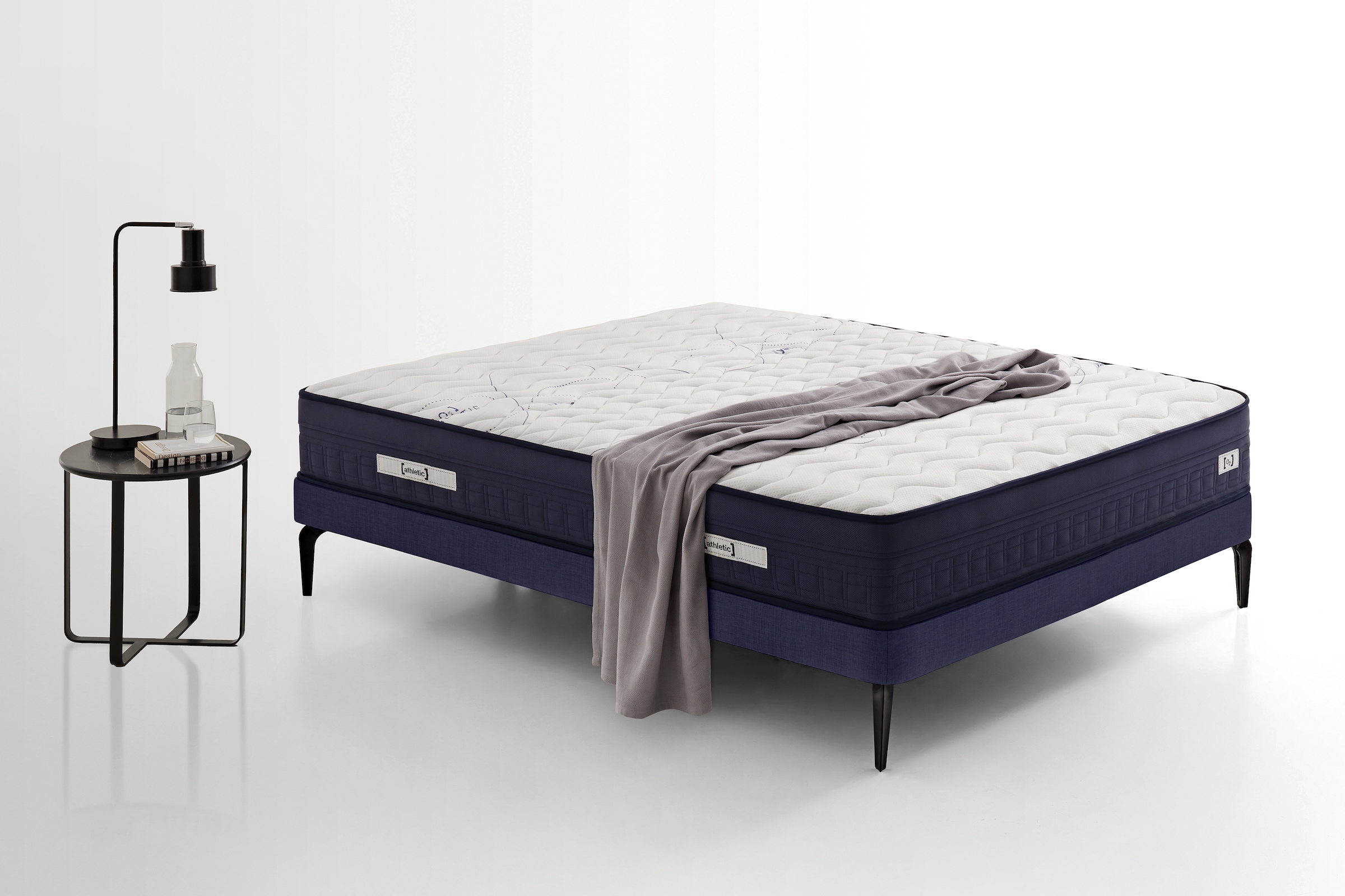 Yatas Bedding Matelas à ressorts ensachés »Taschenfederkernmatratze Athletic, H3, Far Infrared« 28 cm hoch 1 cuis tlg.