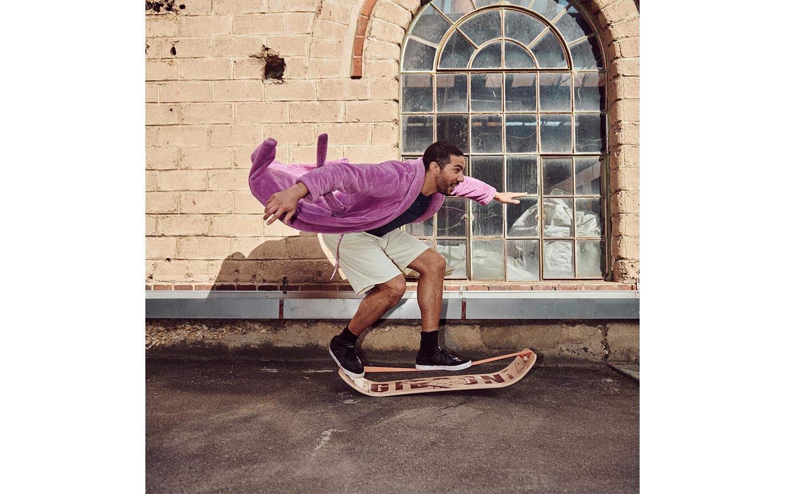 Gibbon Balanceboard »Slackboard Set Roots Rocker Trave l Set Buche«
