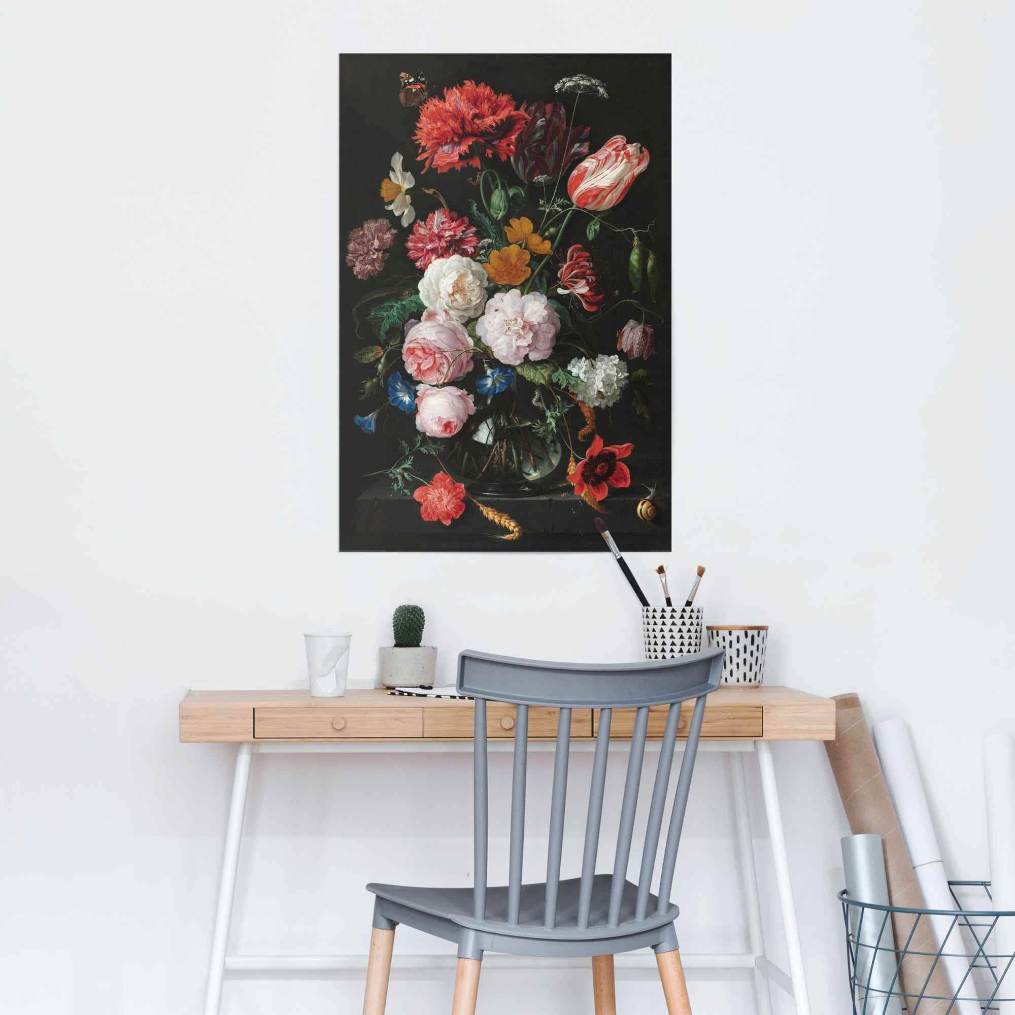 Reinders! Poster »Poster Stillleben mit Blumenvase Jan Davidsz de Heem«,  Vasen, (1 St.) günstig kaufen | Bilder