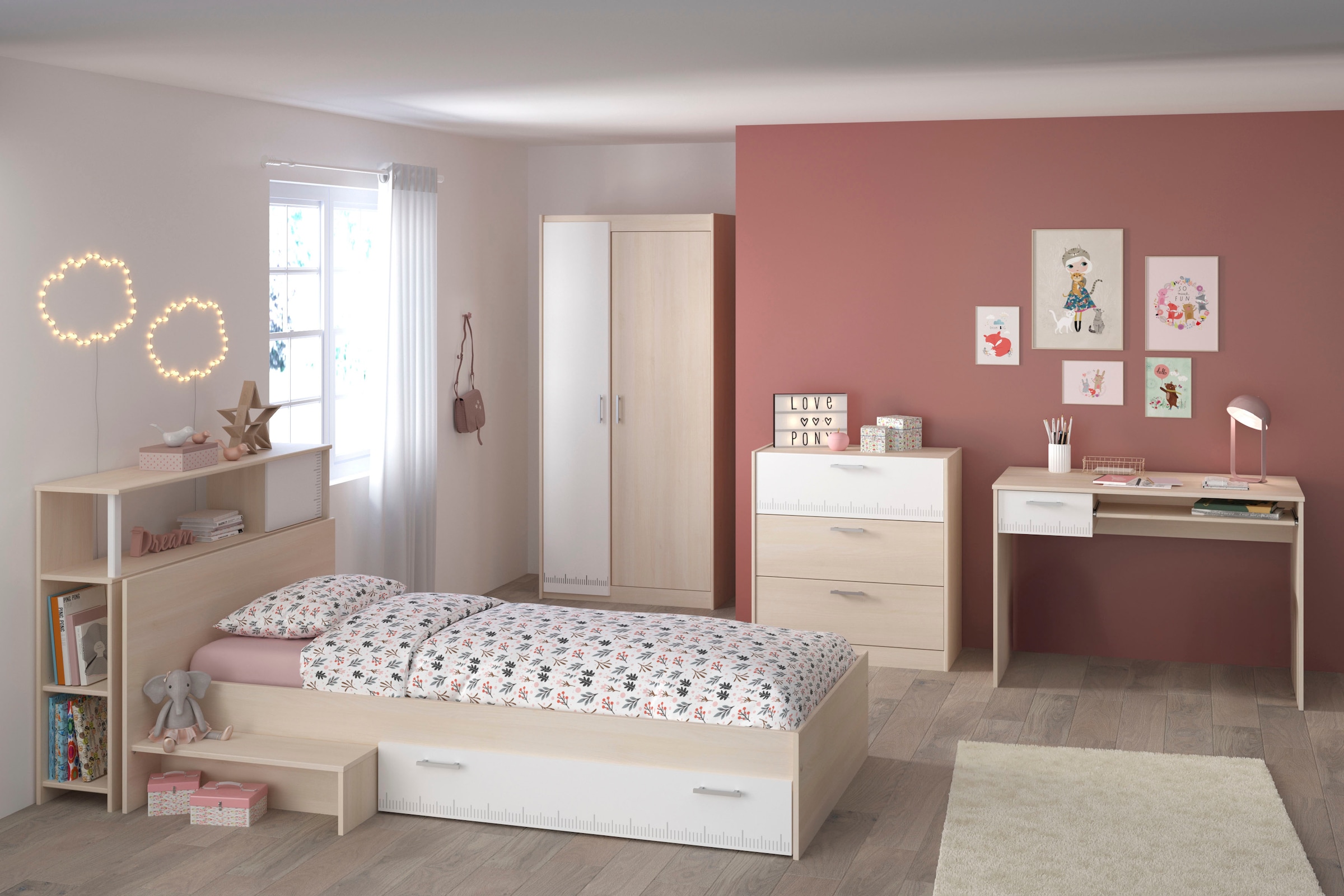 Parisot Jugendzimmer-Set »Charly 8« Set, 5-tlg., 5 tlg.