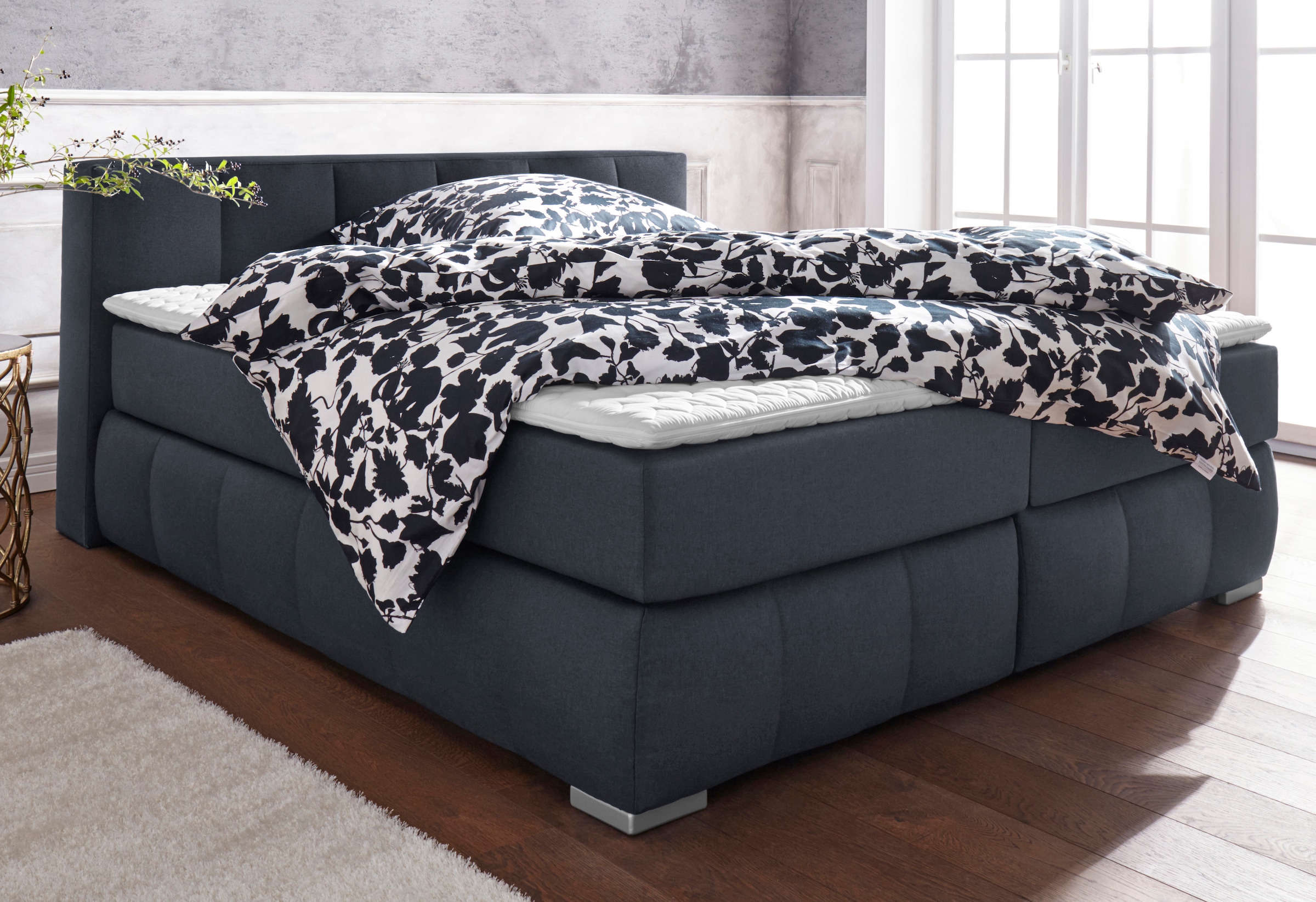 Image of Home affaire Boxspringbett "Chelles" inkl. Kaltschaumtopper, in 5 Breiten und 3 Matratzenarten
