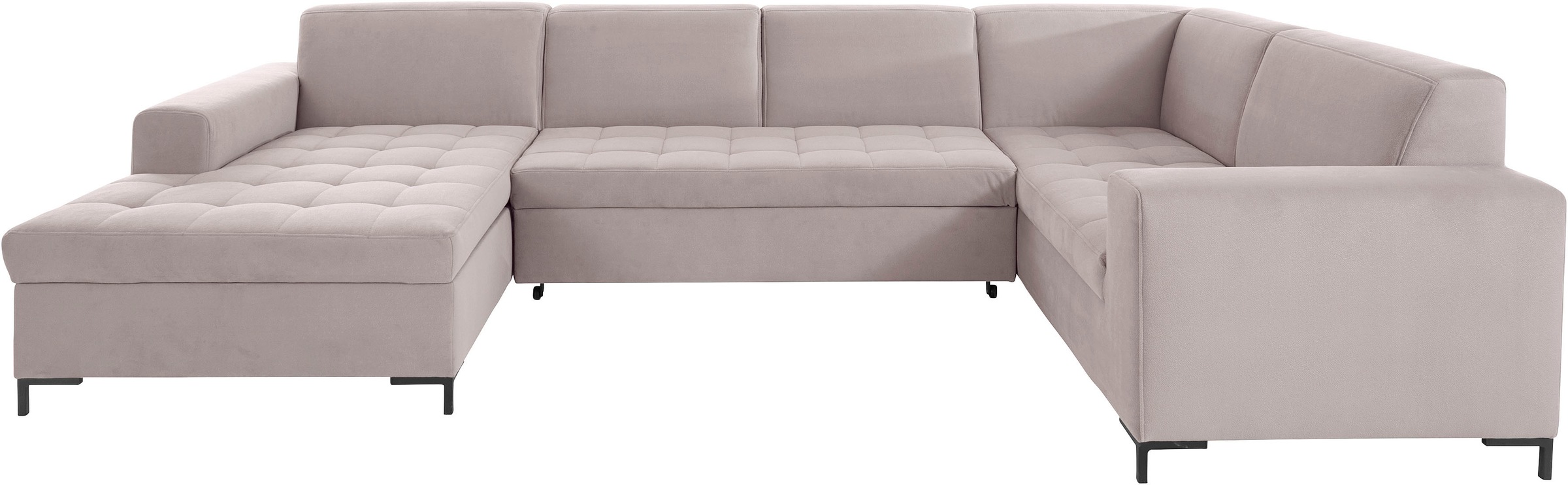 Image of GOODproduct Wohnlandschaft »Grazzo«, hochwertige Stoffe aus recyceltem Material, Steppung im Sitzbereich, wahlweise mit Bettfunktion und Bettkasten bei Ackermann Versand Schweiz