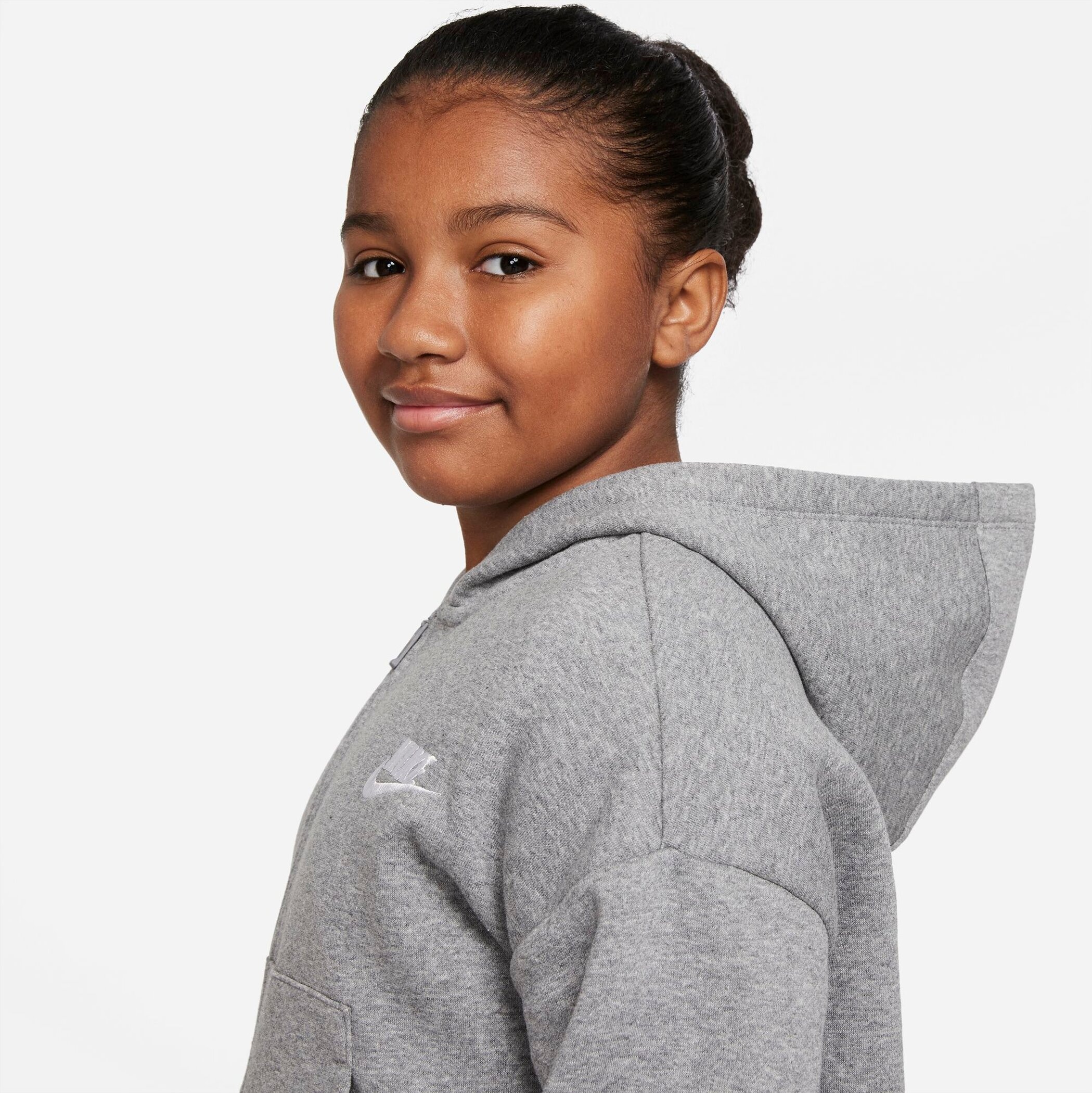 Nike Sportswear Kapuzensweatjacke »Club Fleece Big Kids' (Girls') Full-Zip Hoodie«