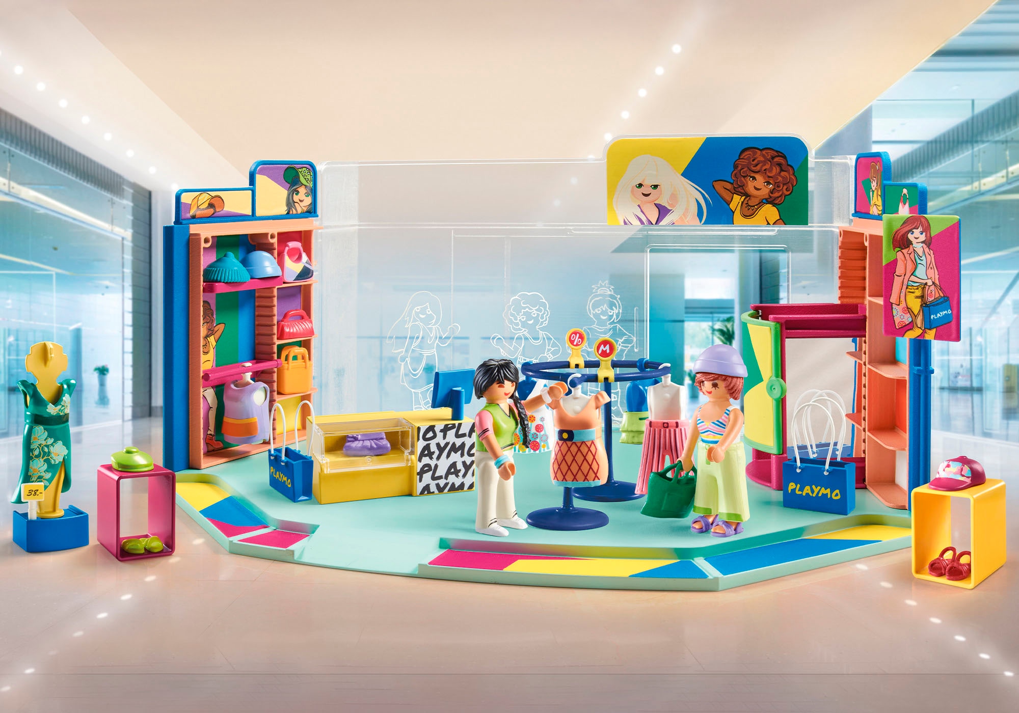Playmobil® Konstruktions-Spielset »Fashion Store (71534), My Life« Made in Europe